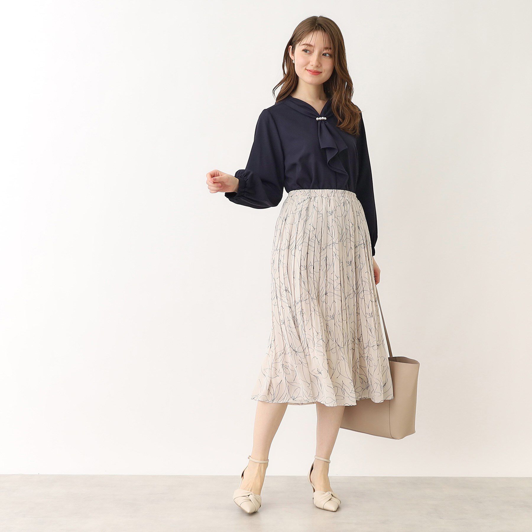 index「《新色追加》着丈が選べる！プリーツフレアスカート【イージーケア／防シワ／洗濯機洗い可】」|スカート|