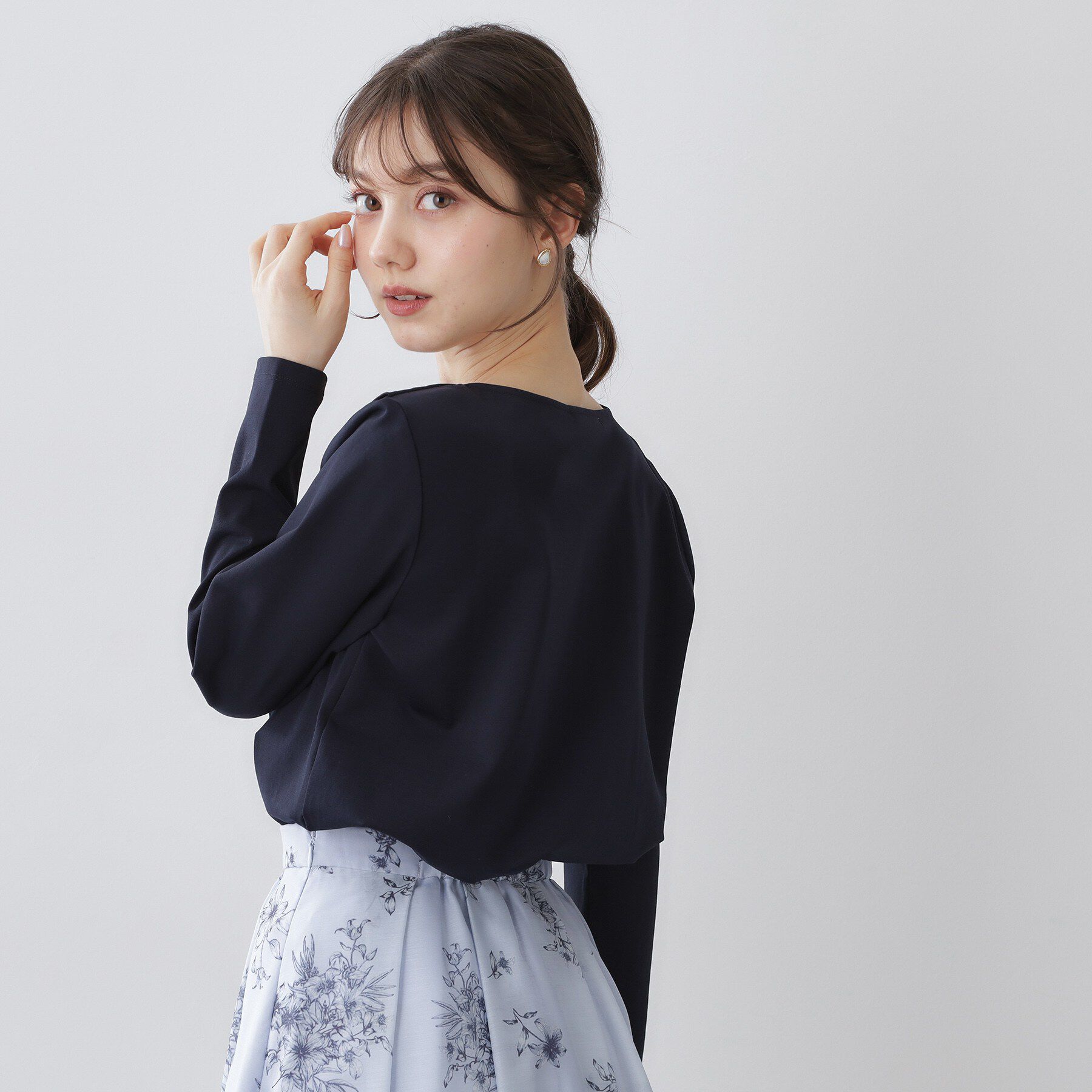 index「アシメタックフリルバートップス【洗濯機OK】」|Tシャツ・カットソー|