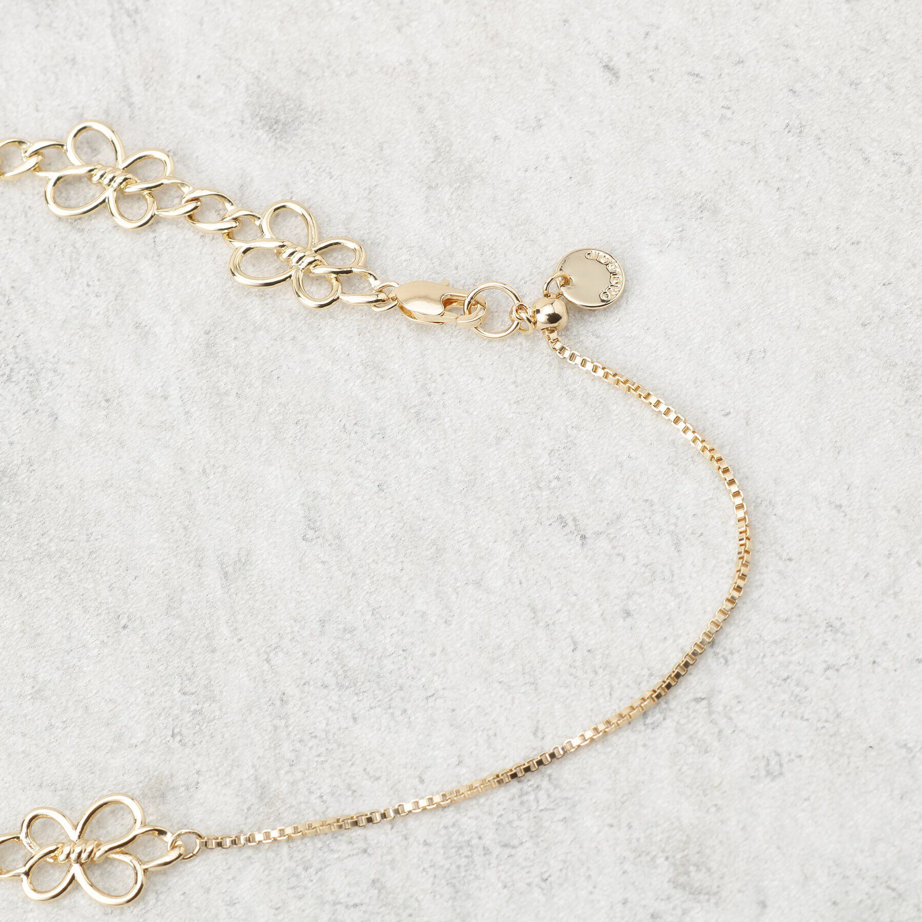 OPAQUE.CLIP「フラワーチェーンネックレス」|ネックレス|