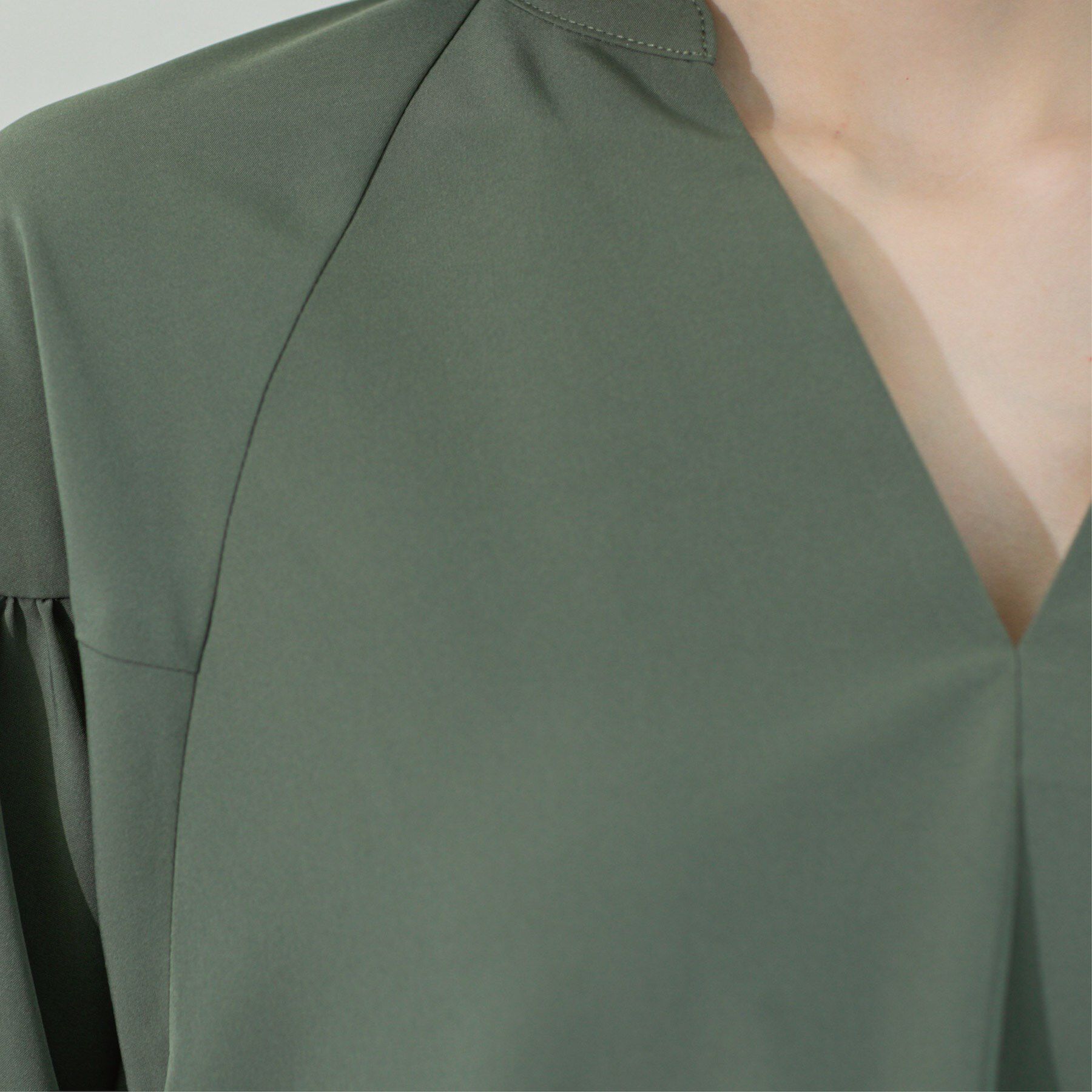 OPAQUE.CLIP「プリーツキャンディスリーブブラウス【洗濯機洗い可】」|シャツ・ブラウス|