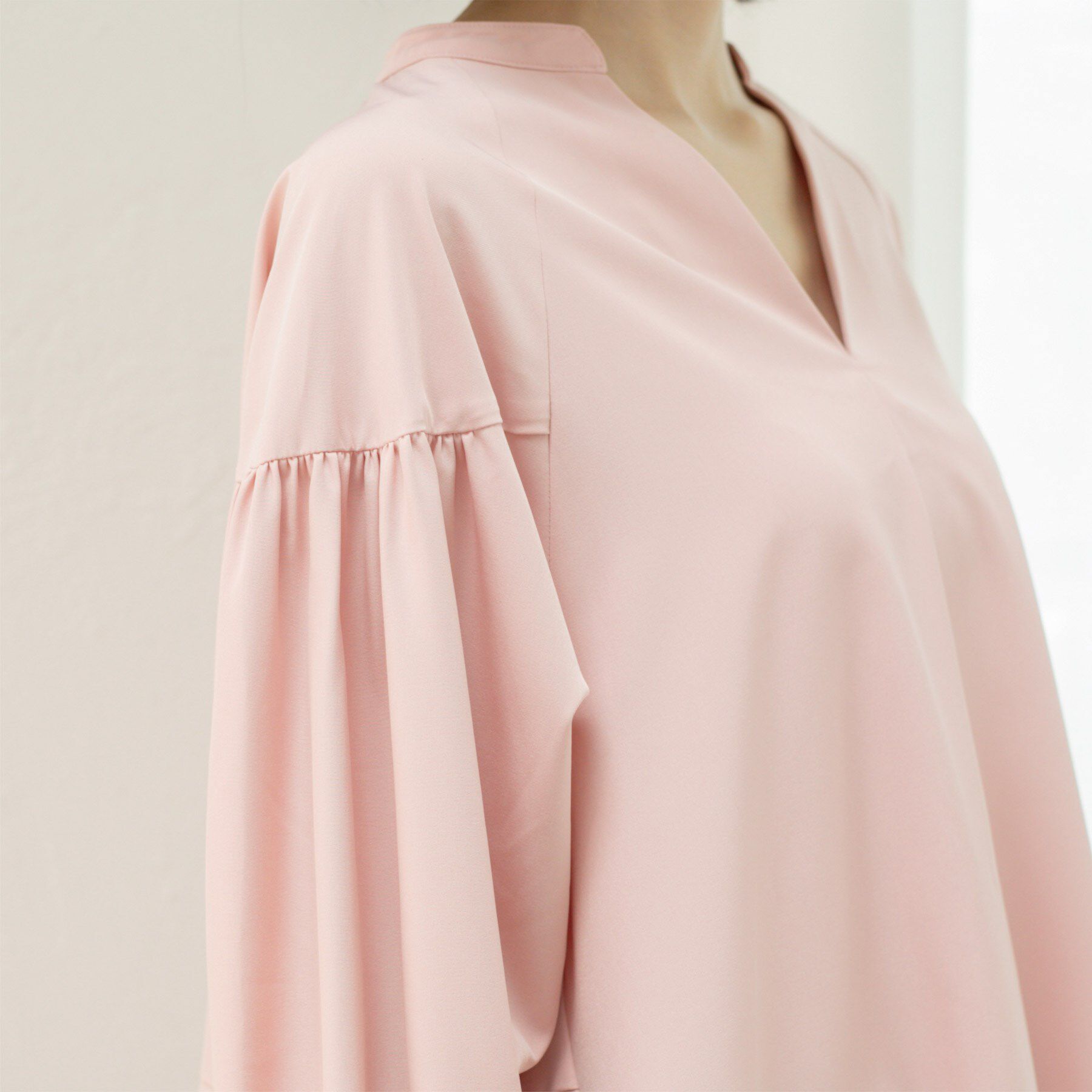 OPAQUE.CLIP「プリーツキャンディスリーブブラウス【洗濯機洗い可】」|シャツ・ブラウス|