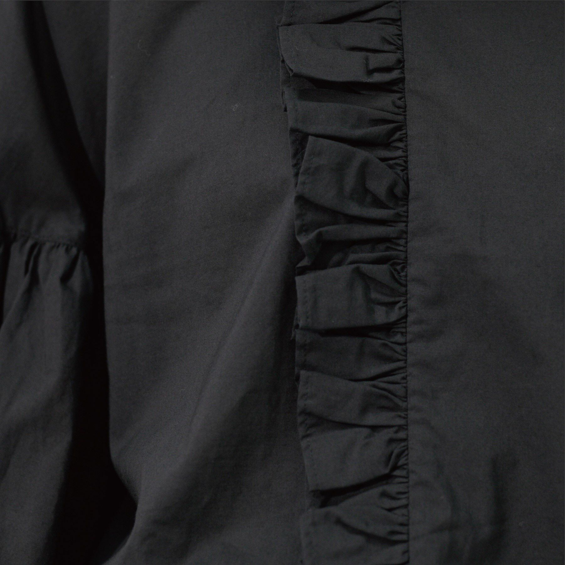 OPAQUE.CLIP「Vネックアシメフリルブラウス【洗濯機洗い可】」|シャツ・ブラウス|