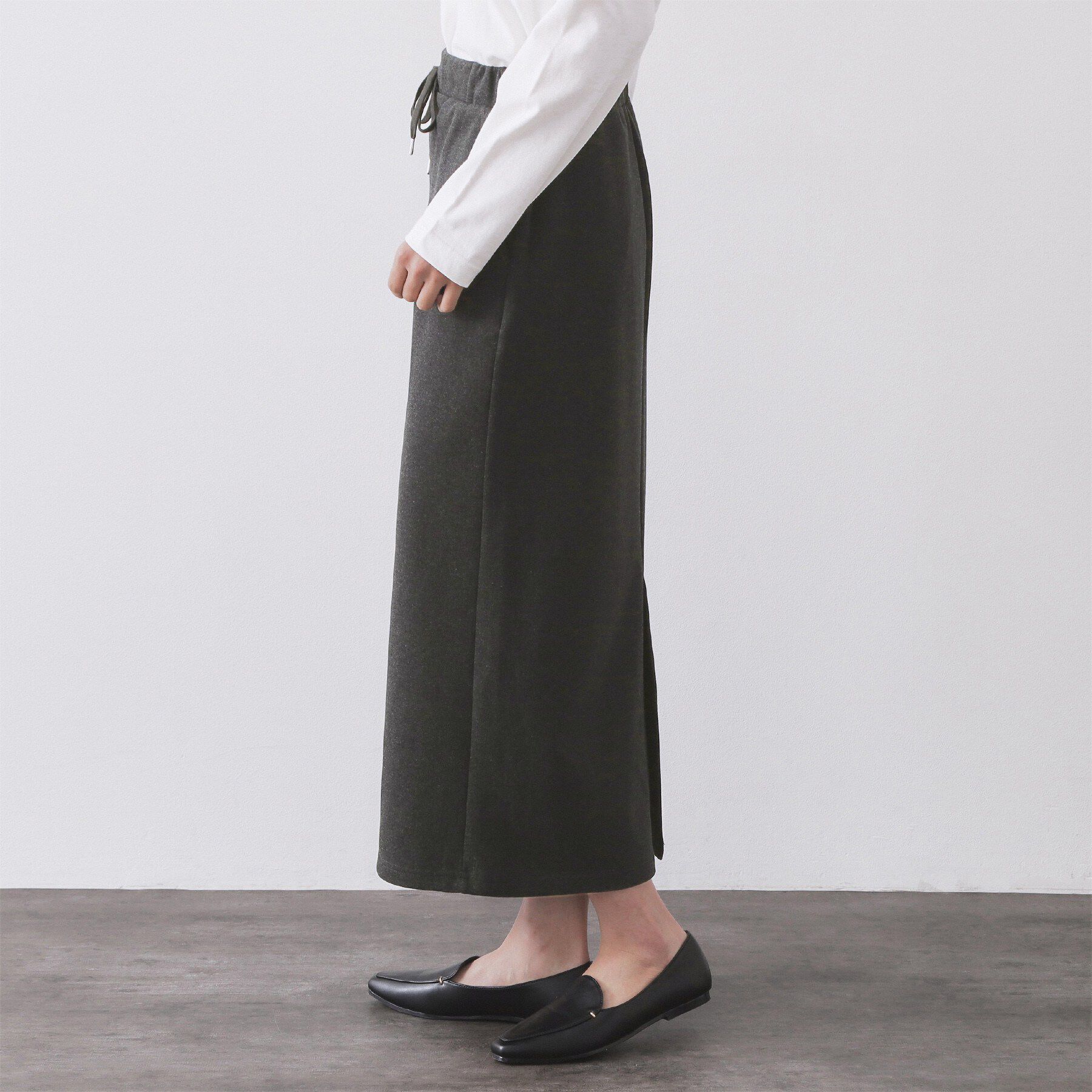 OPAQUE.CLIP「イージーナロースカート/セットアップ対応【洗濯機OK】」|スカート|