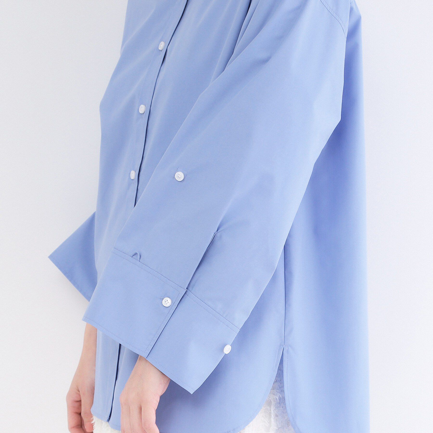 OPAQUE.CLIP「2WAY変形スリーブシャツ【洗濯機OK】」|シャツ・ブラウス|