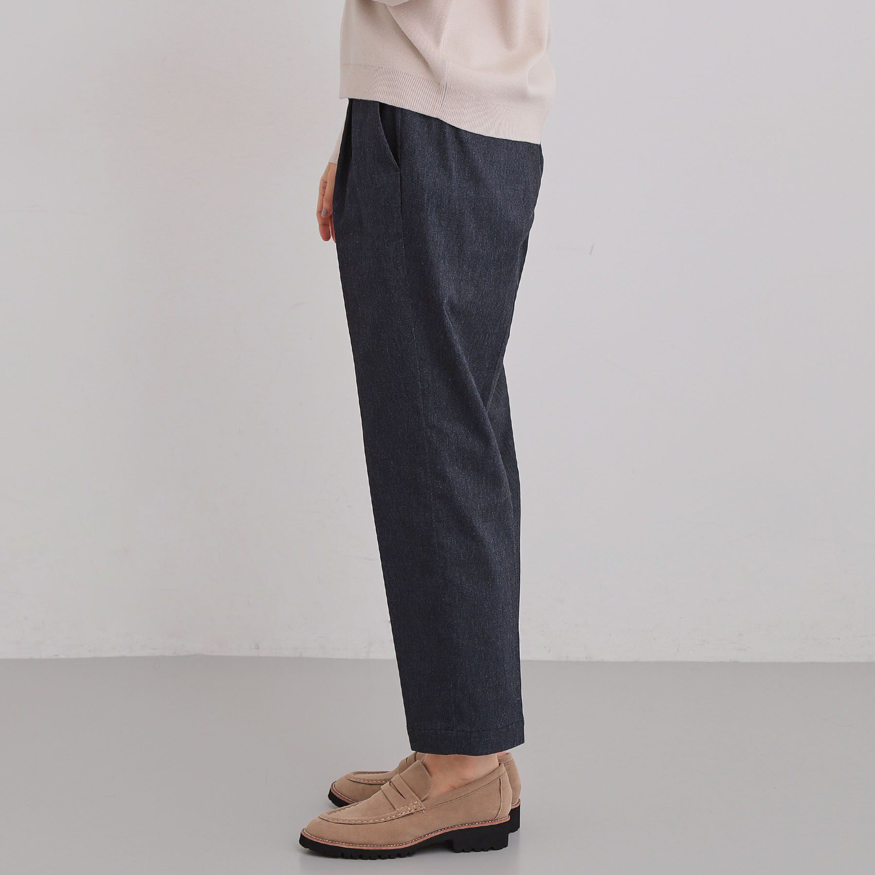 THE SHOP TK「【通勤・セレモニー】CAVIAN ベーシックテーパードパンツ/セットアップ可」|その他|