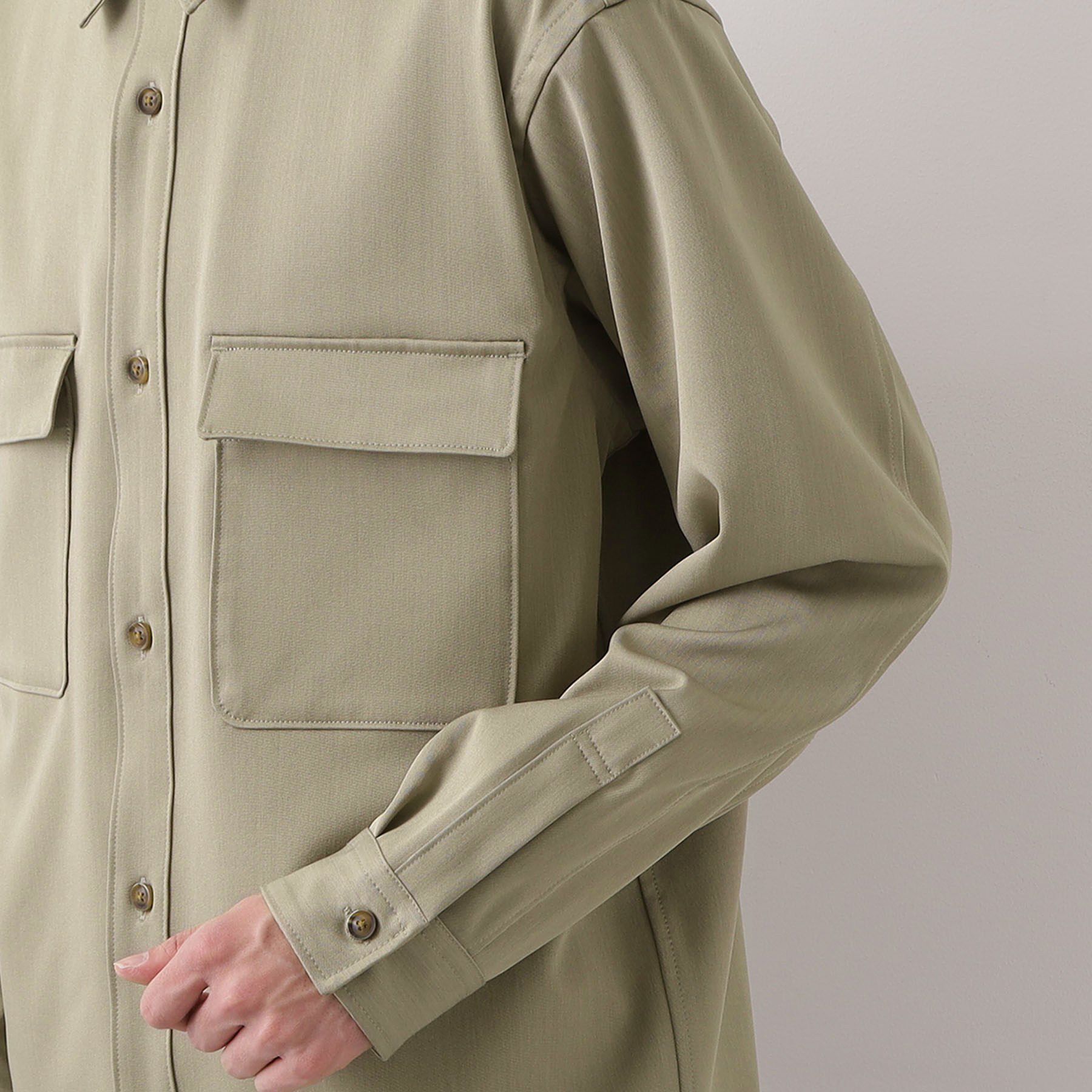 THE SHOP TK「FLEX LINE  カバーオール　ストレッチ/防シワ/マシンウォッシャブル/セットアップ可」|シャツ・ブラウス|