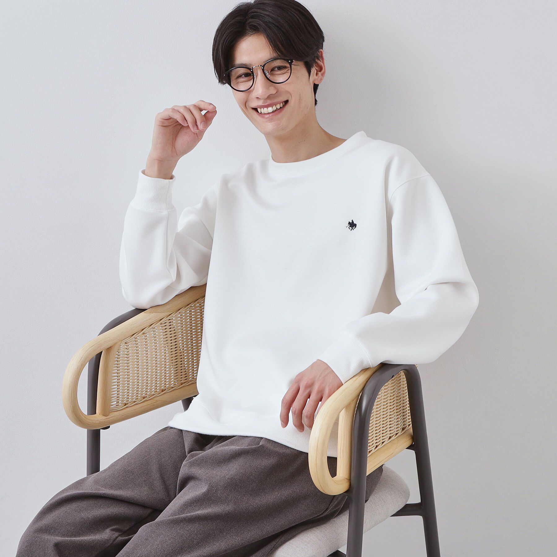 THE SHOP TK「【POLO BCS 別注】 ダンボールスウェット」|パーカー|オフホワイト(003