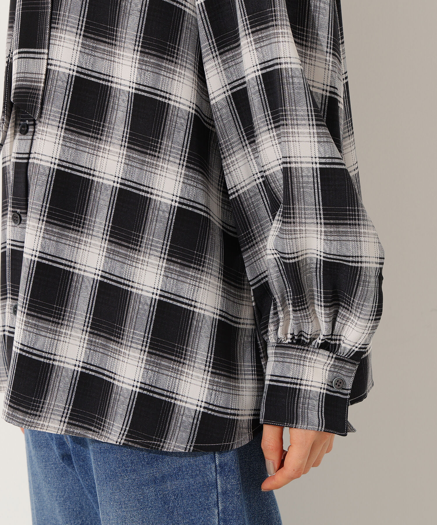  「チェックボウタイブラウス」|シャツ・ブラウス|