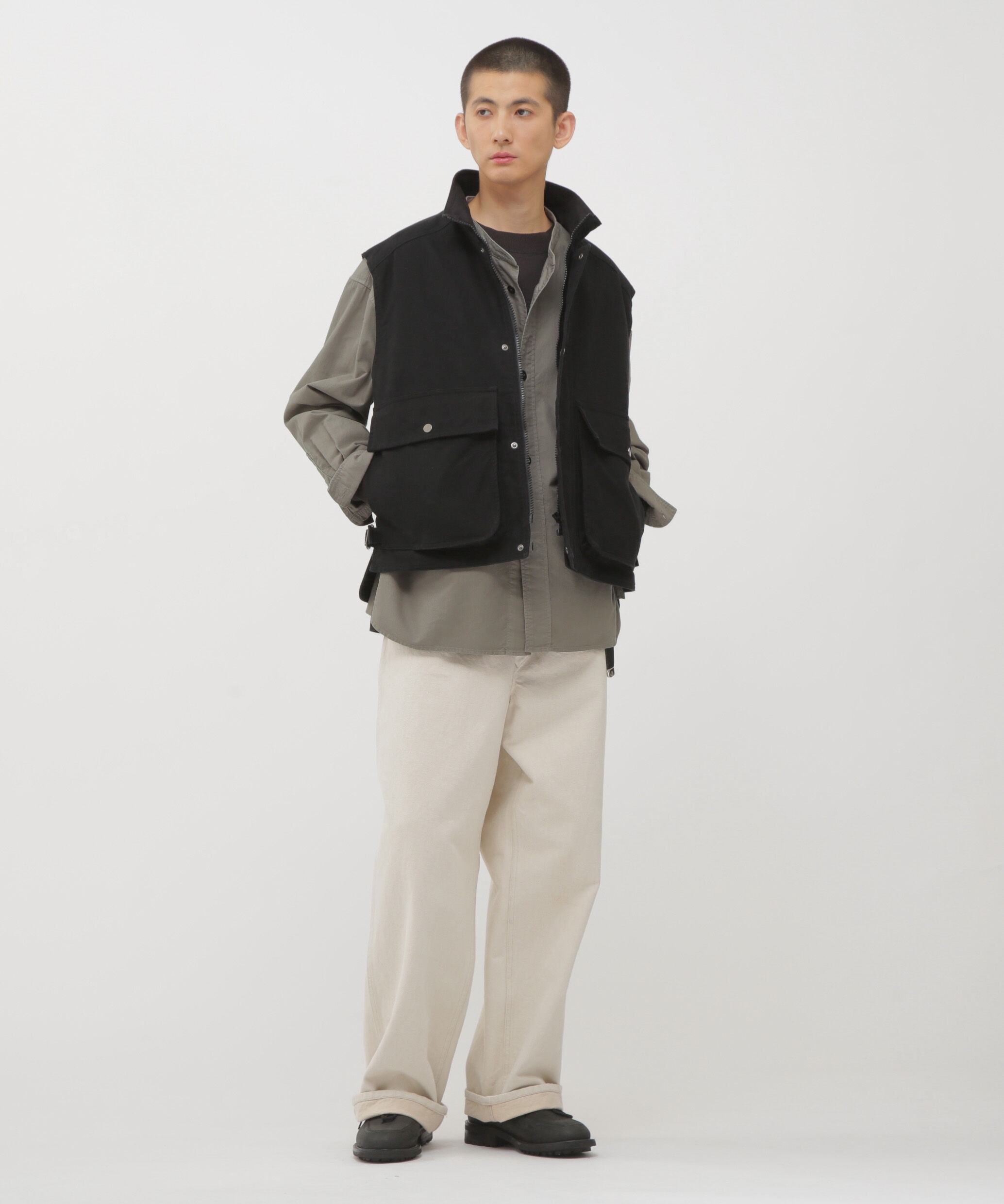 MHL.「SOFT HOPSACK SHIRT」|シャツ・ブラウス|