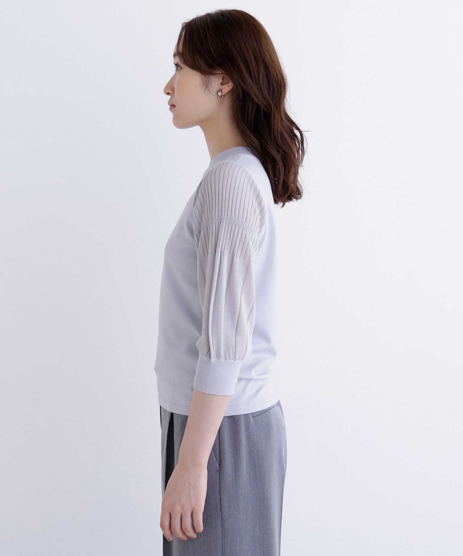  「プリーツスリーブニット」|ニット・セーター|