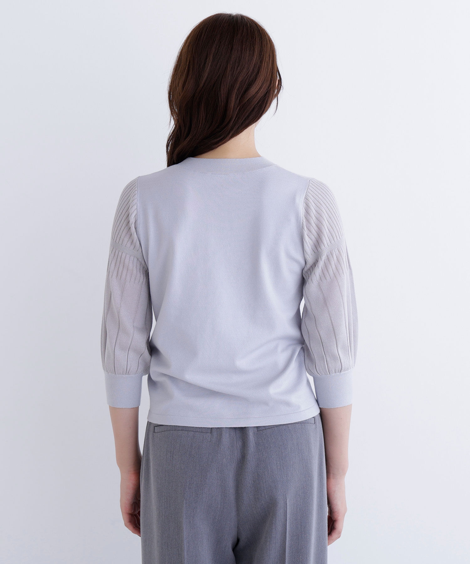  「プリーツスリーブニット」|ニット・セーター|