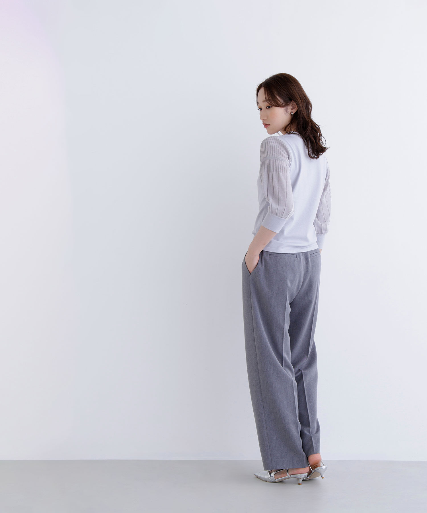  「プリーツスリーブニット」|ニット・セーター|