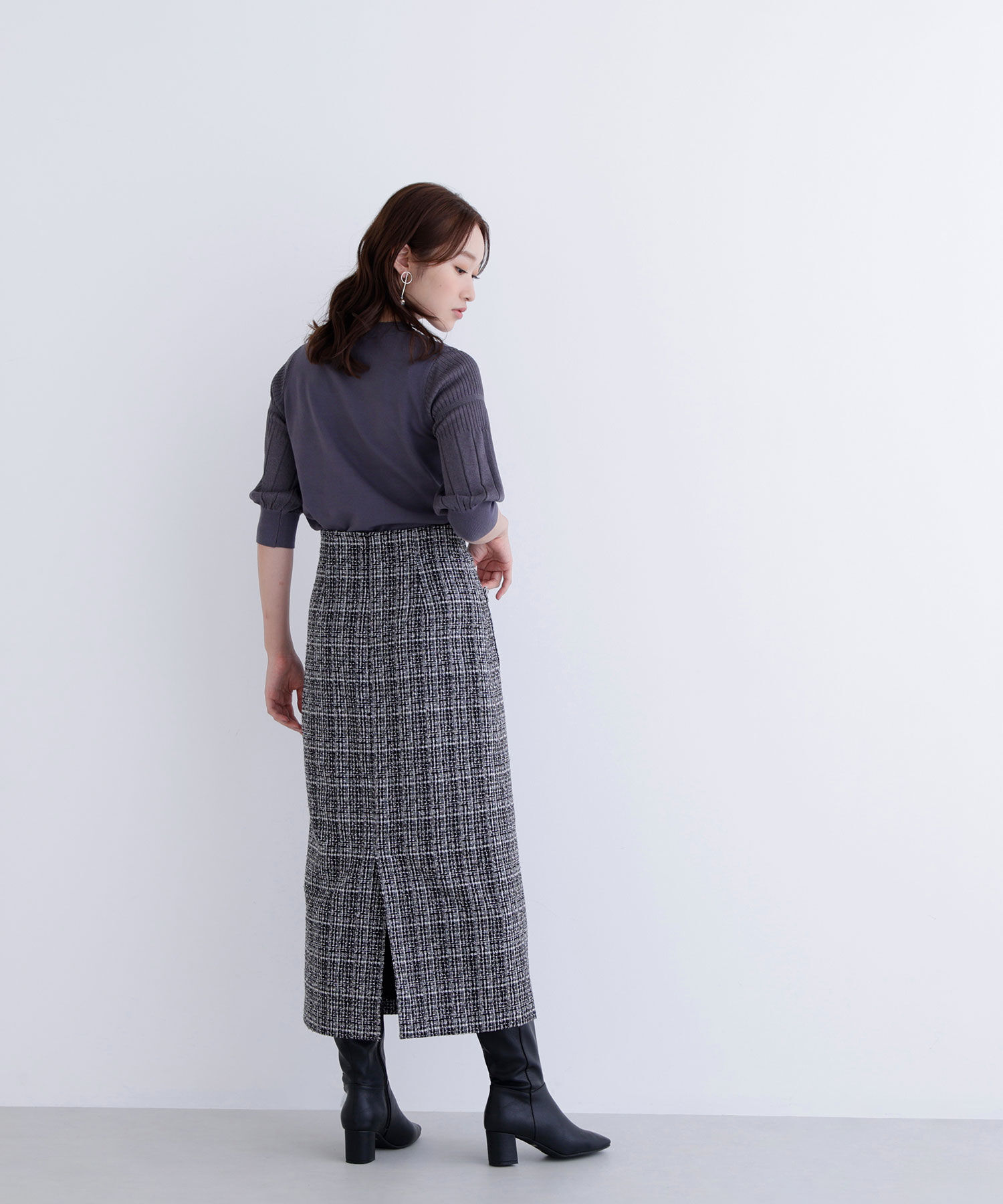  「プリーツスリーブニット」|ニット・セーター|