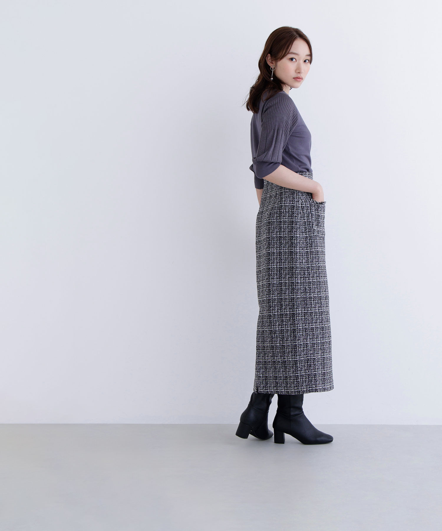  「プリーツスリーブニット」|ニット・セーター|