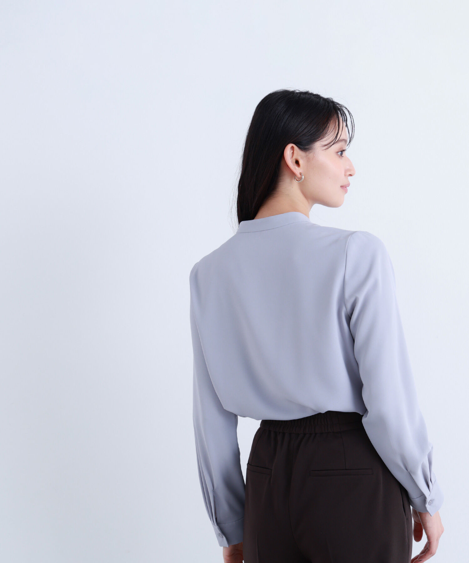  「タックナロータイブラウス」|シャツ・ブラウス|