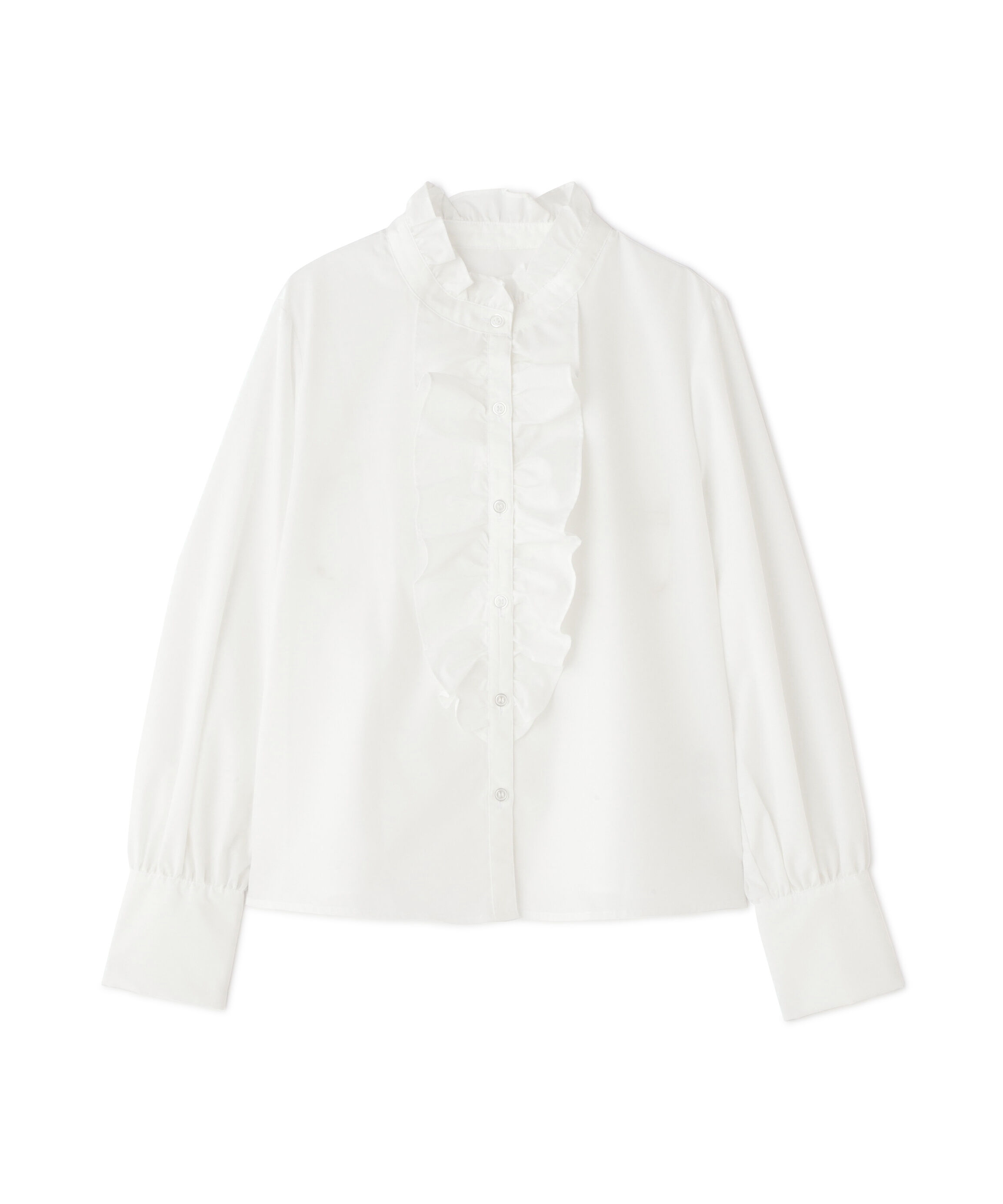  「フロントフリルブラウス」|シャツ・ブラウス|