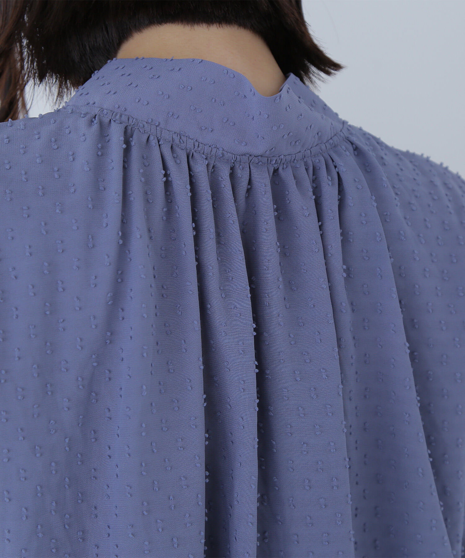  「カットドビーボウブラウス」|シャツ・ブラウス|