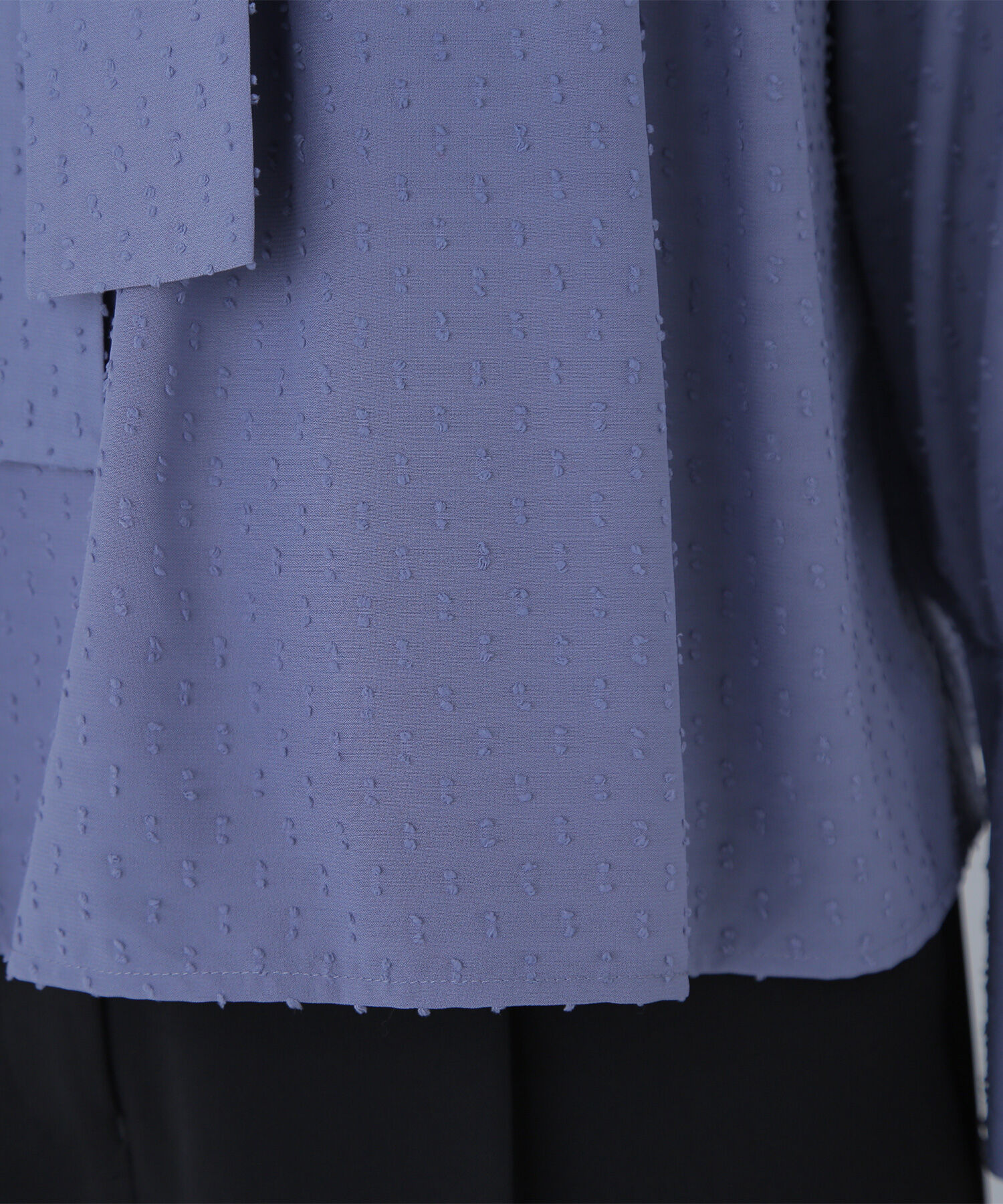  「カットドビーボウブラウス」|シャツ・ブラウス|