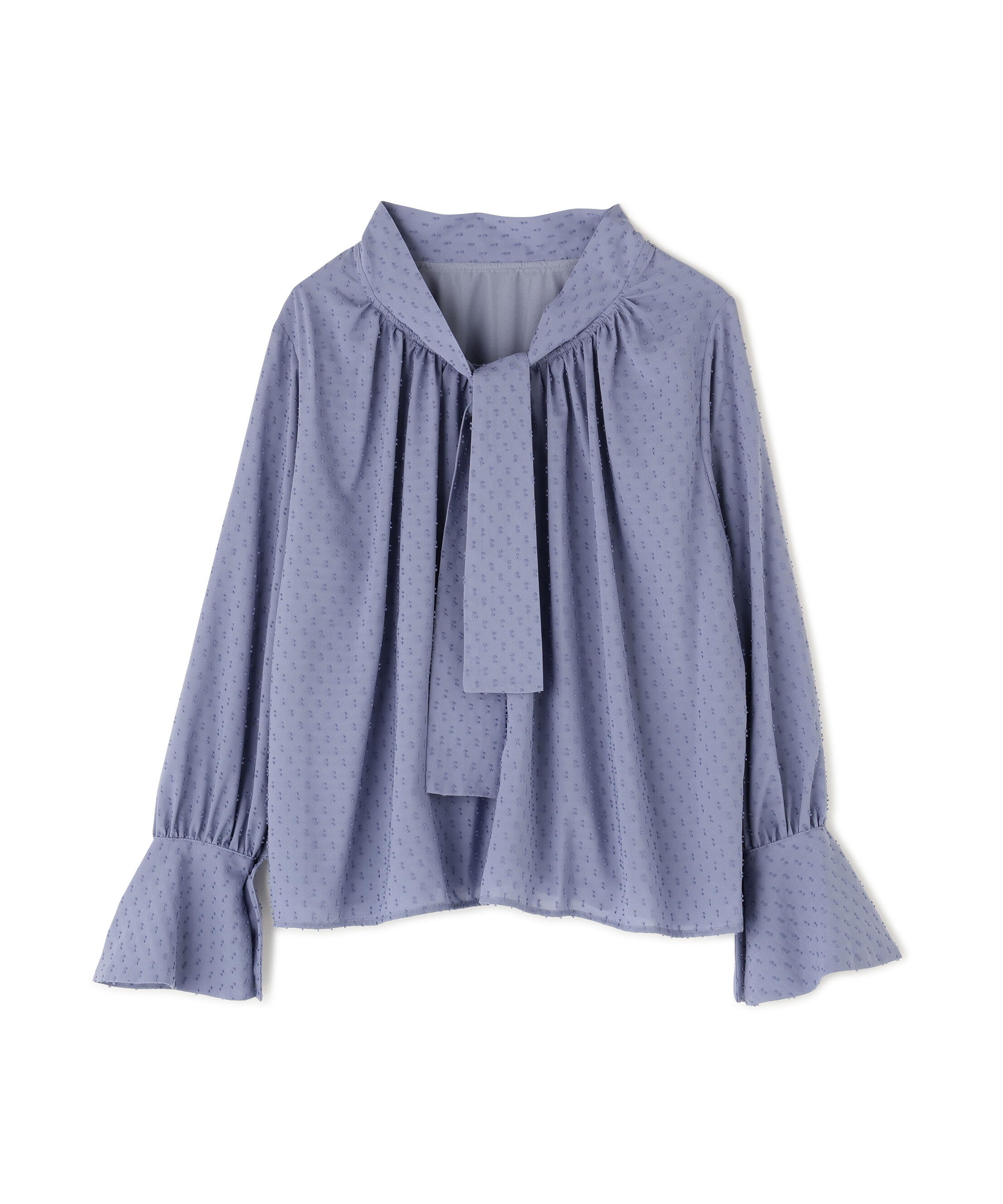  「カットドビーボウブラウス」|シャツ・ブラウス|
