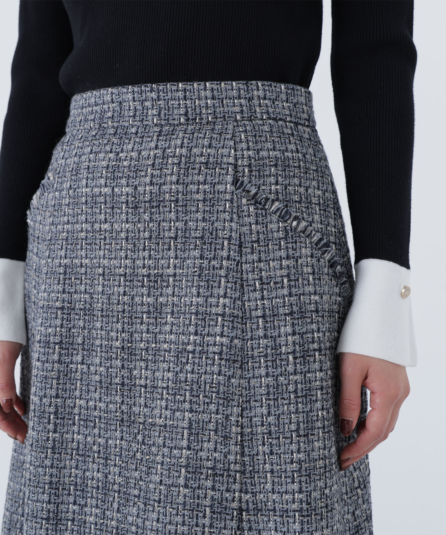  「ツイードフレアスカート」|スカート|