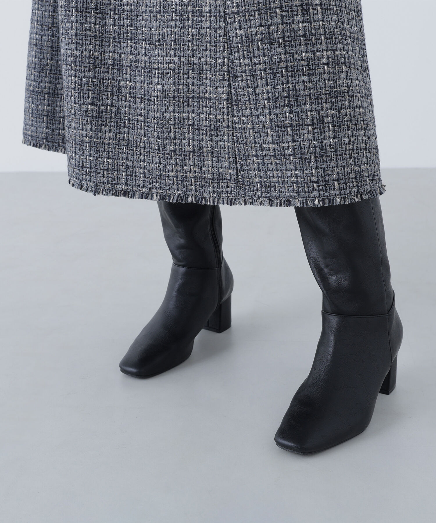  「ツイードフレアスカート」|スカート|