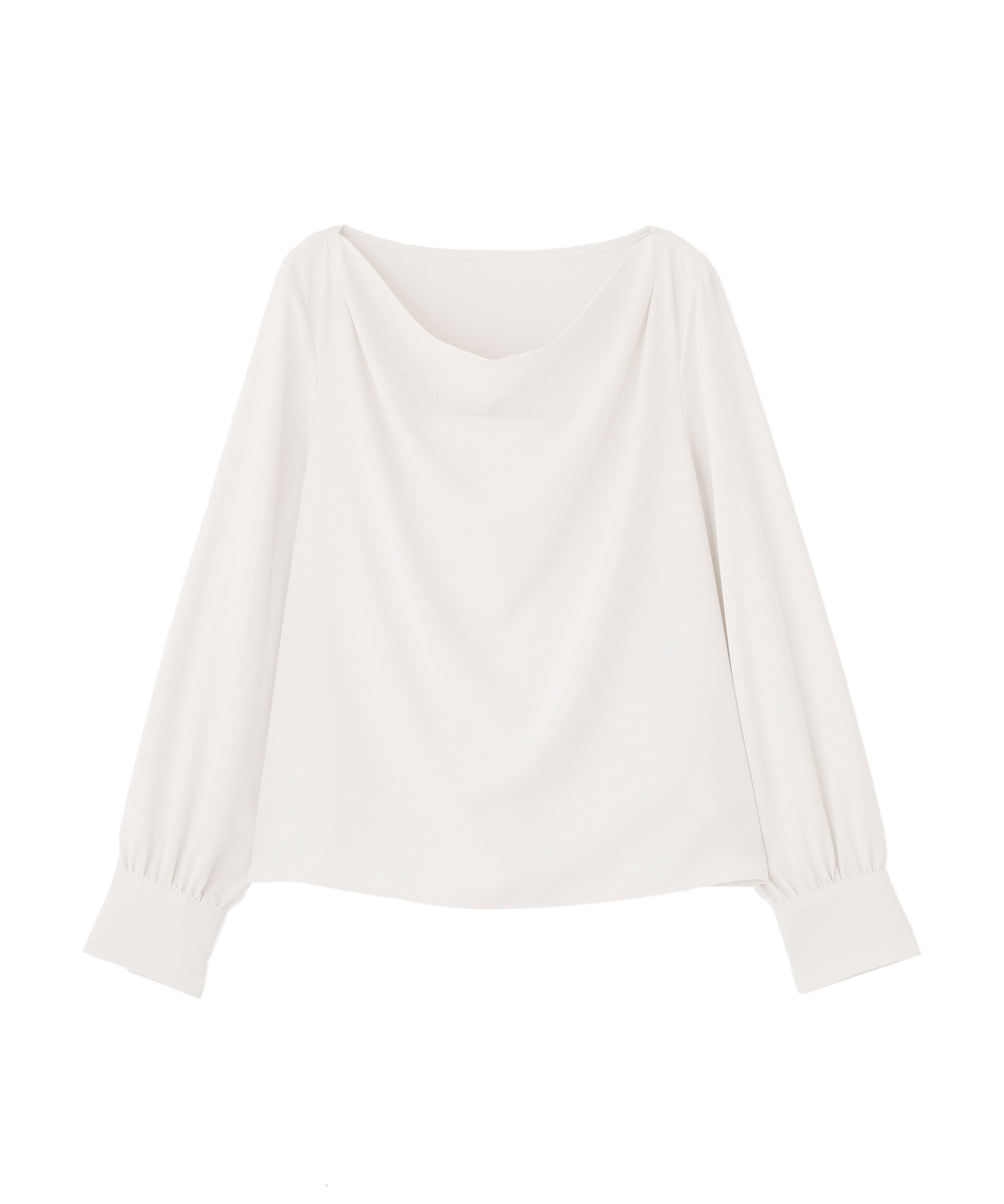  「ドレープネックブラウス」|シャツ・ブラウス|