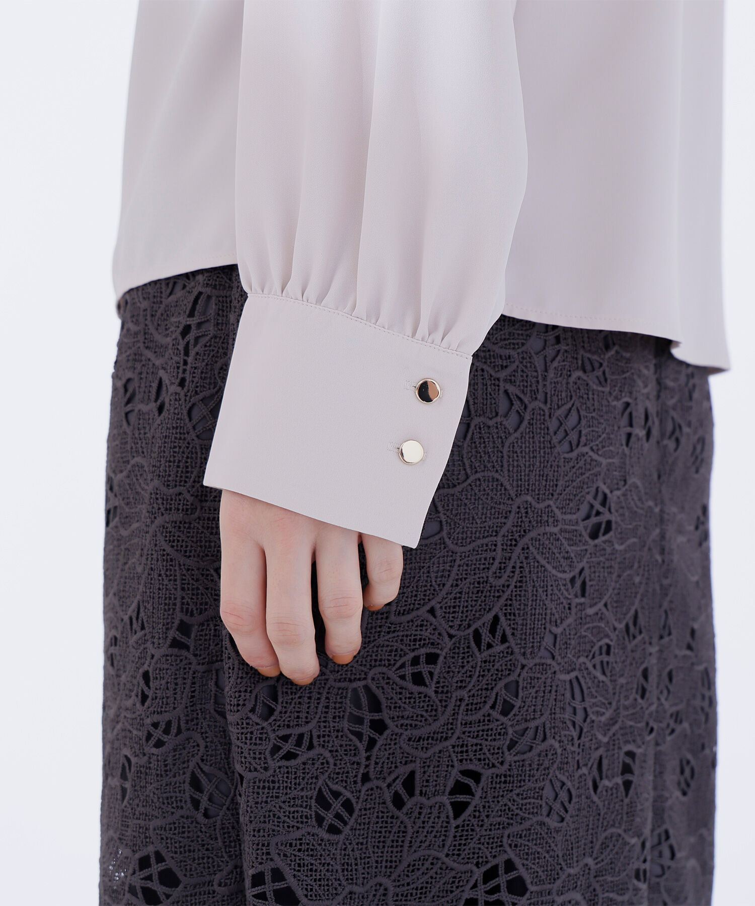  「ドレープネックブラウス」|シャツ・ブラウス|