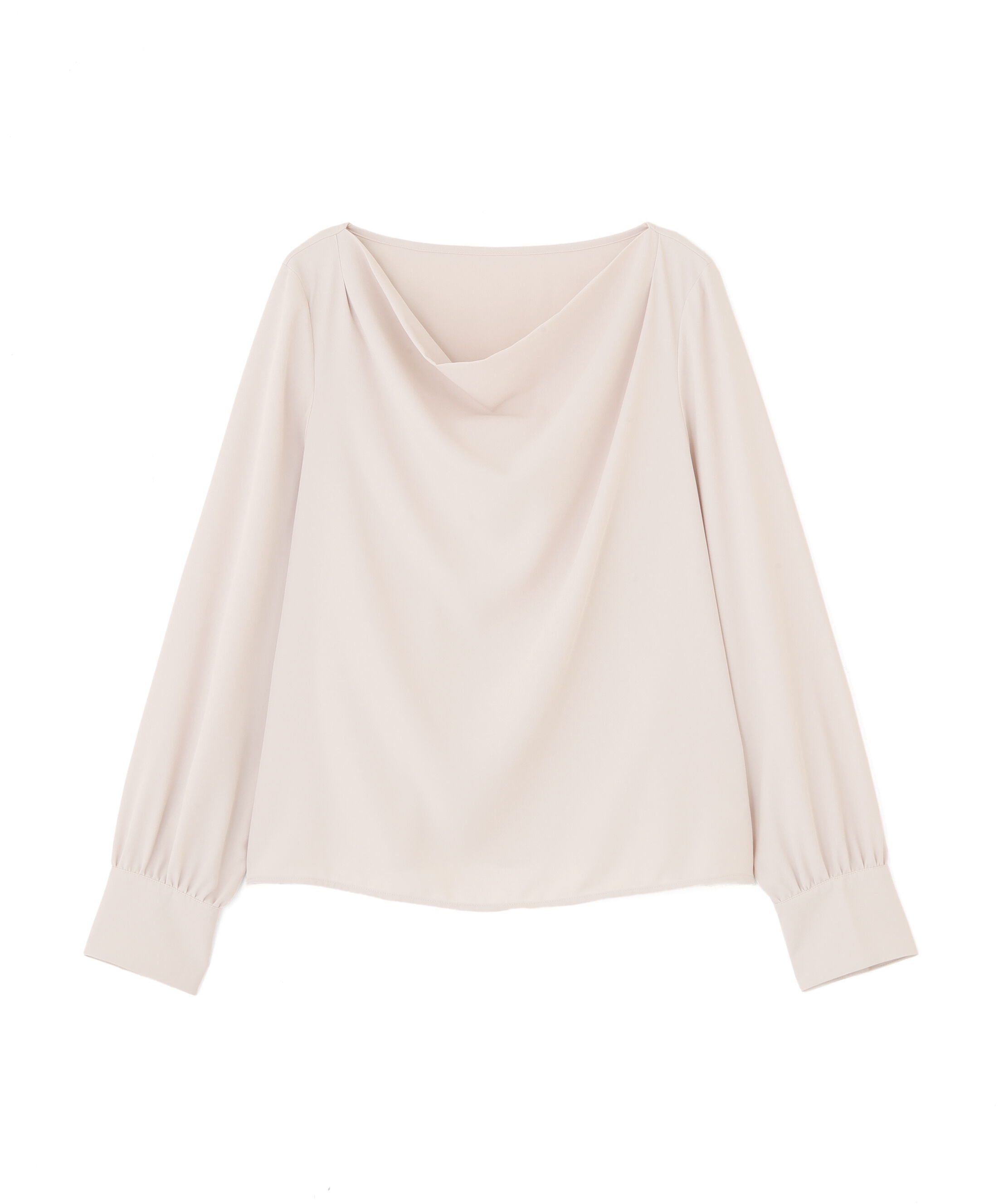  「ドレープネックブラウス」|シャツ・ブラウス|