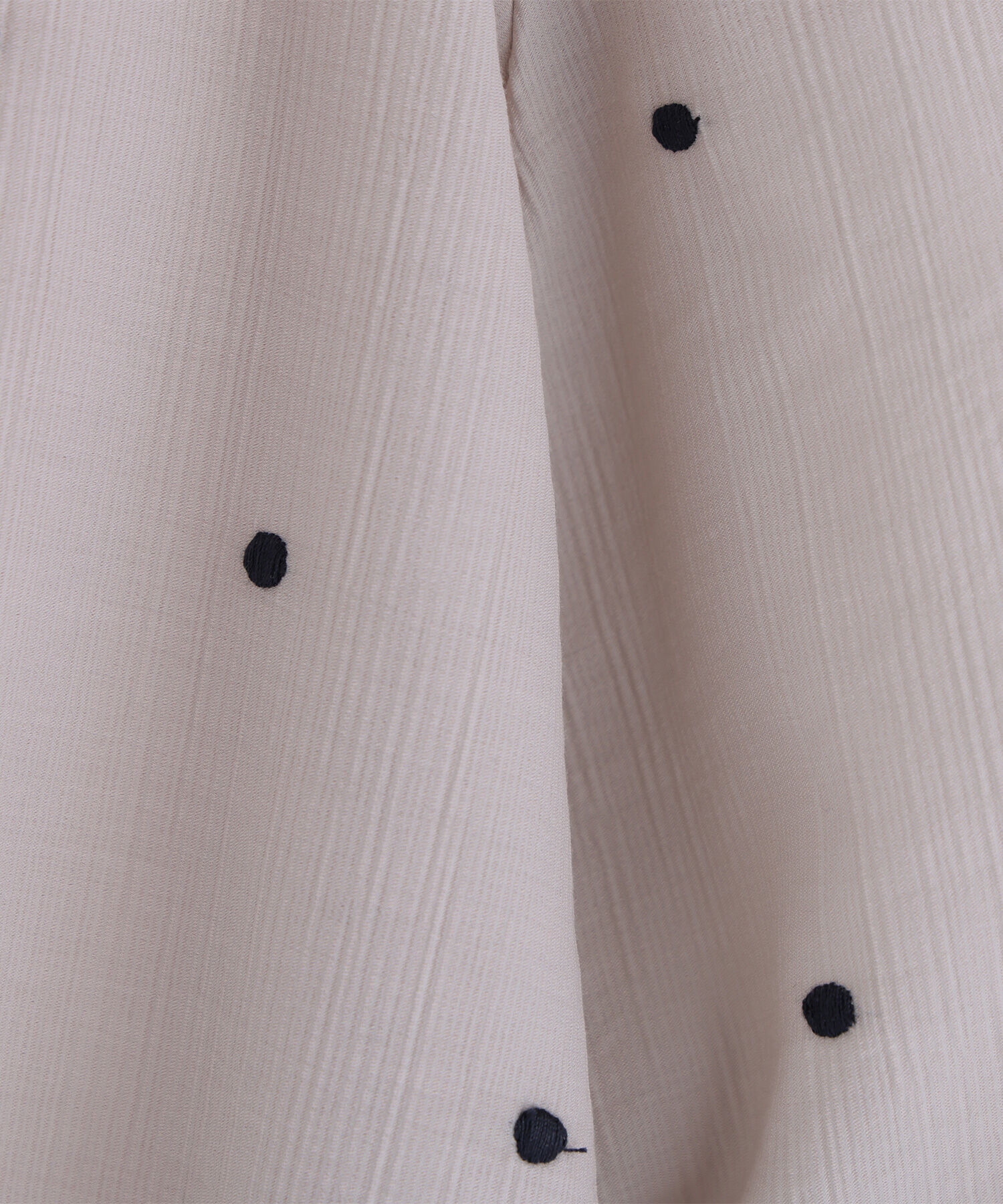  「ドット刺繍ブラウス」|シャツ・ブラウス|