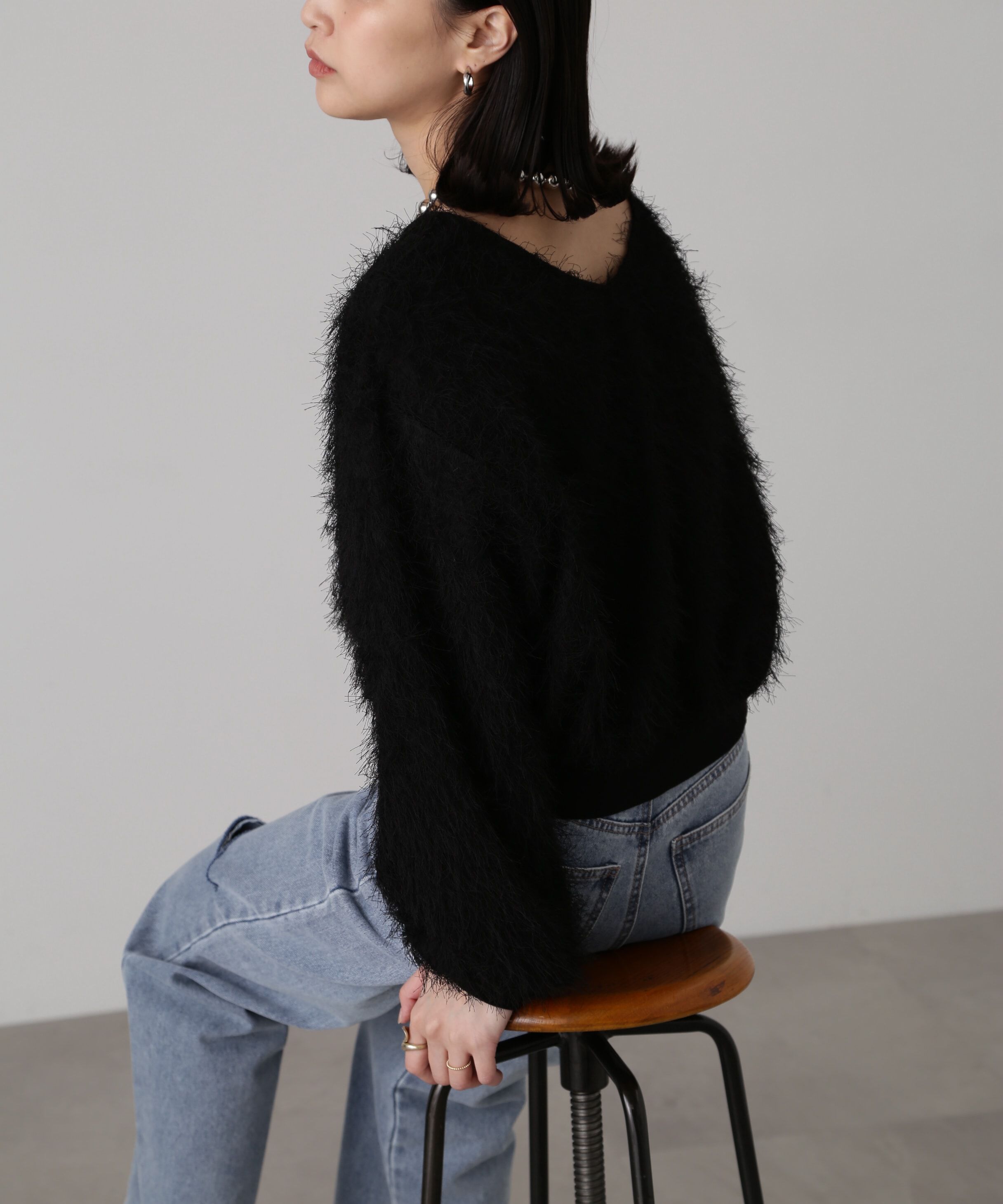  「ボリュームスリーブフェザーブラウス」|シャツ・ブラウス|