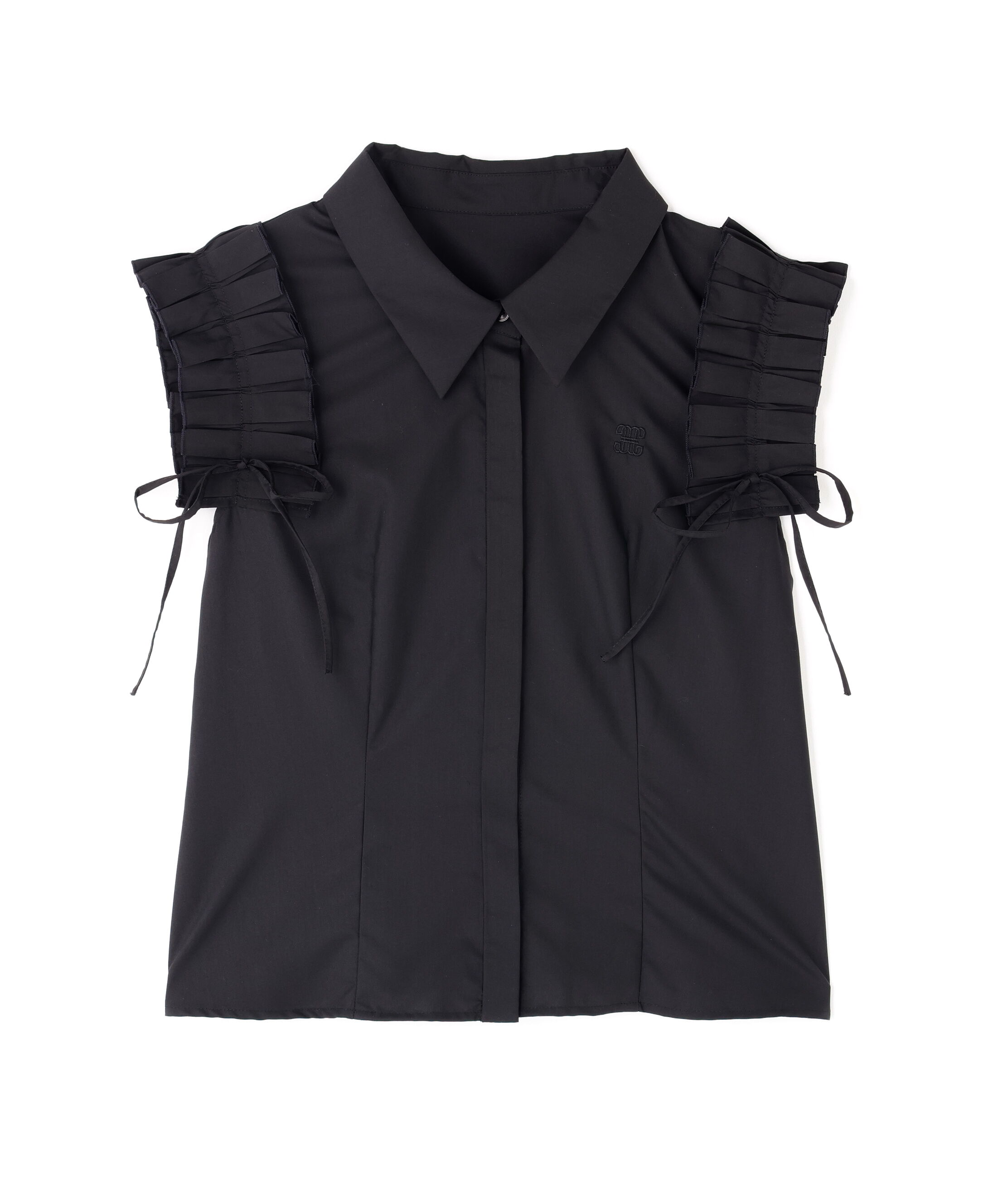  「ショルダーフリルブラウス」|シャツ・ブラウス|