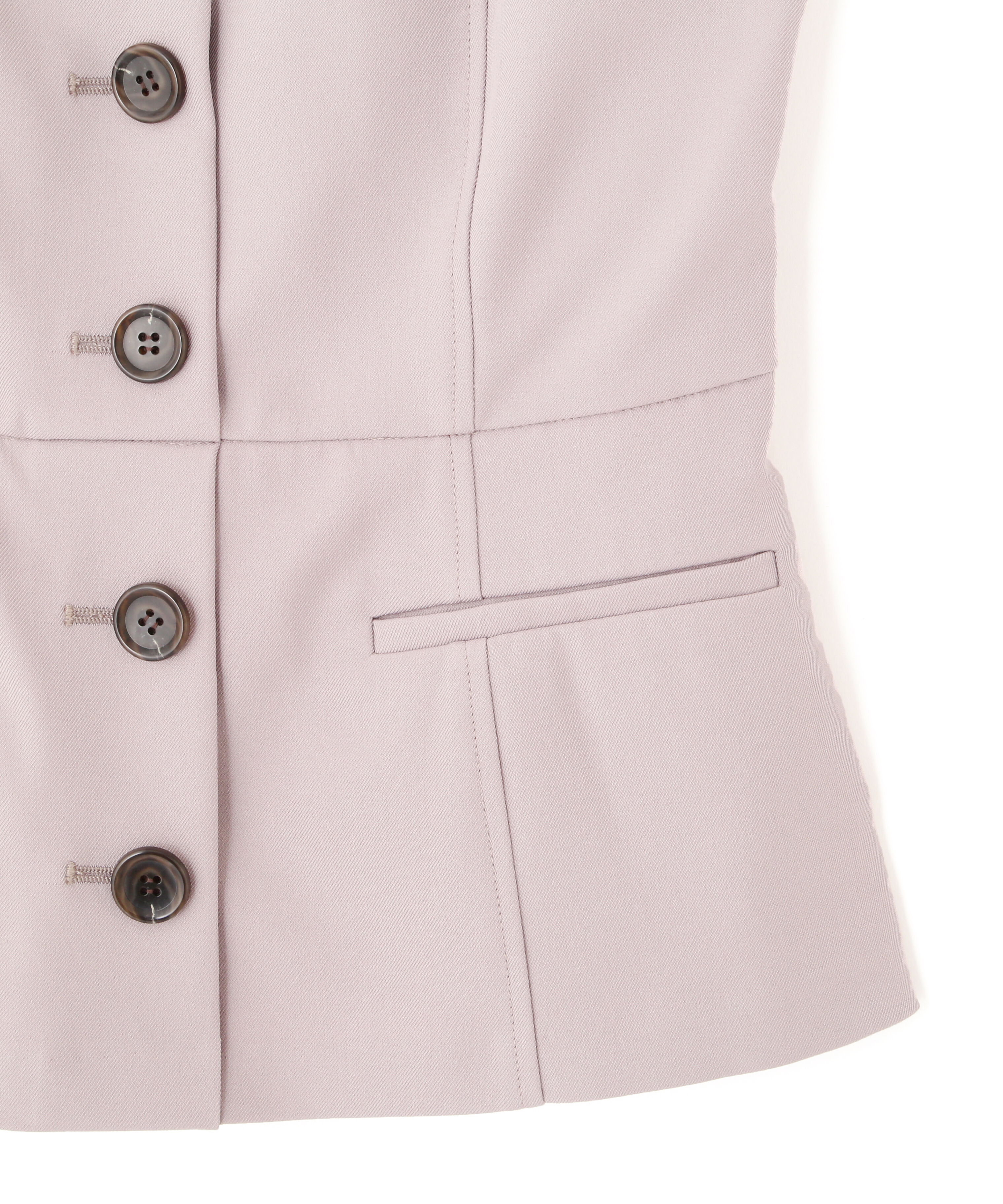  「＜セットアップ対応＞ベーシックツイルベロアリボンビスチェ」|シャツ・ブラウス|