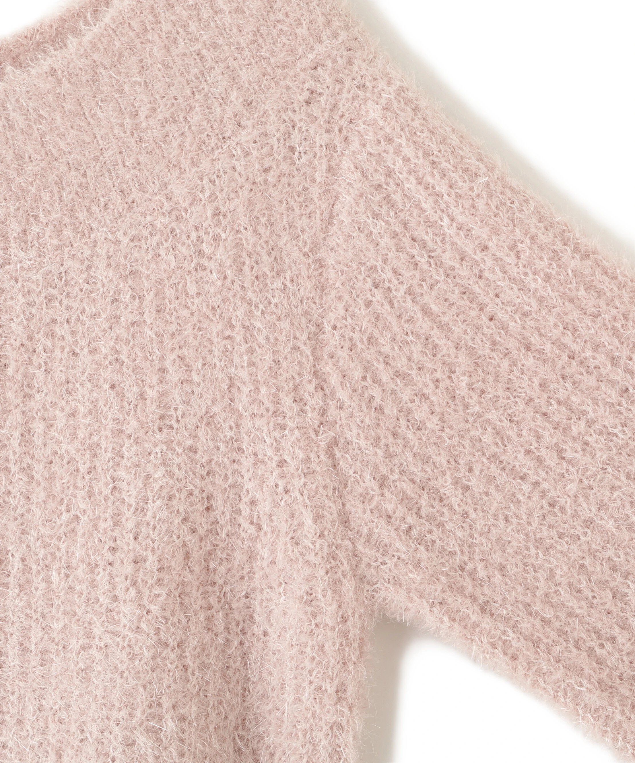  「フィルムラメオフショルニット」|ニット・セーター|