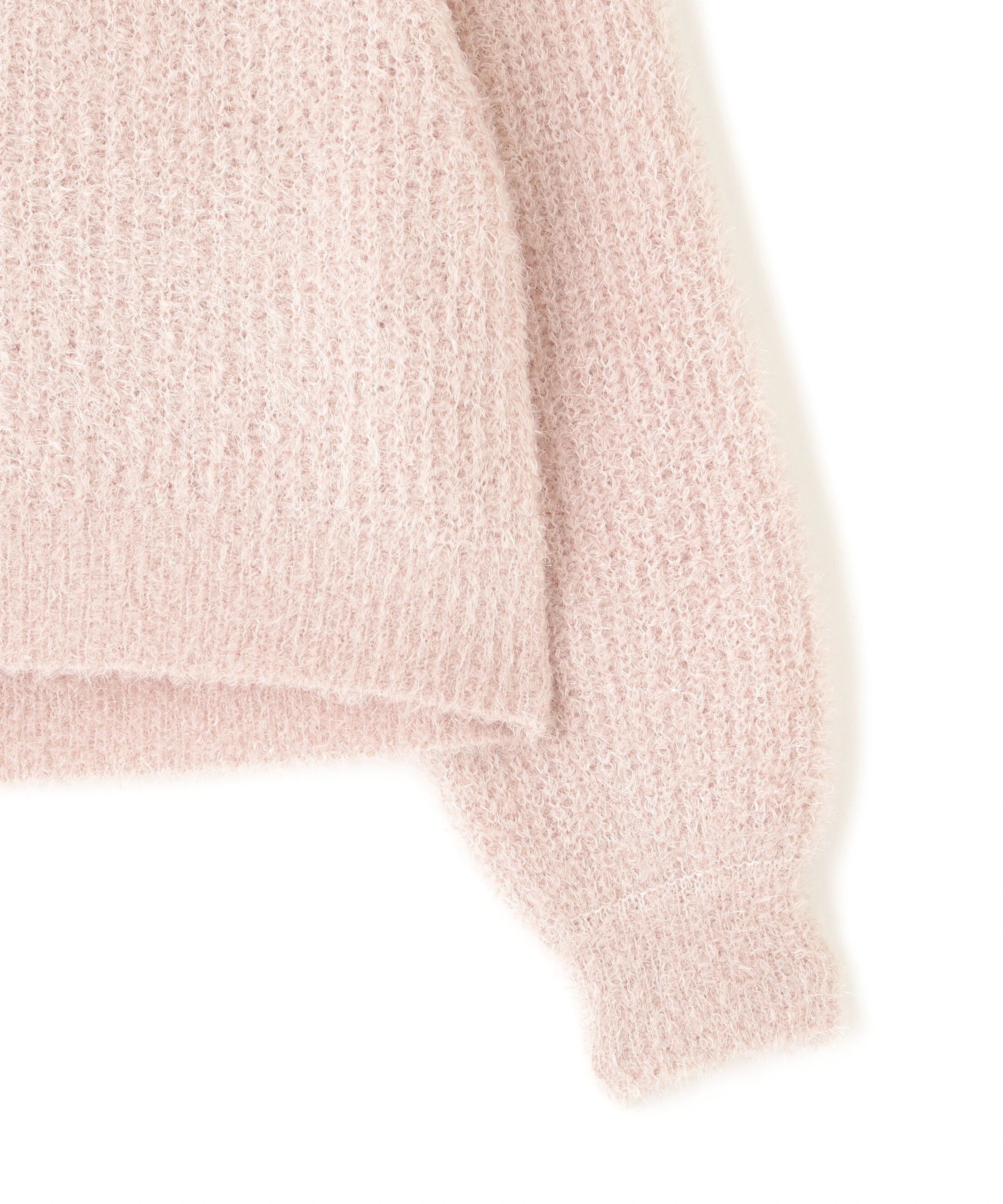  「フィルムラメオフショルニット」|ニット・セーター|