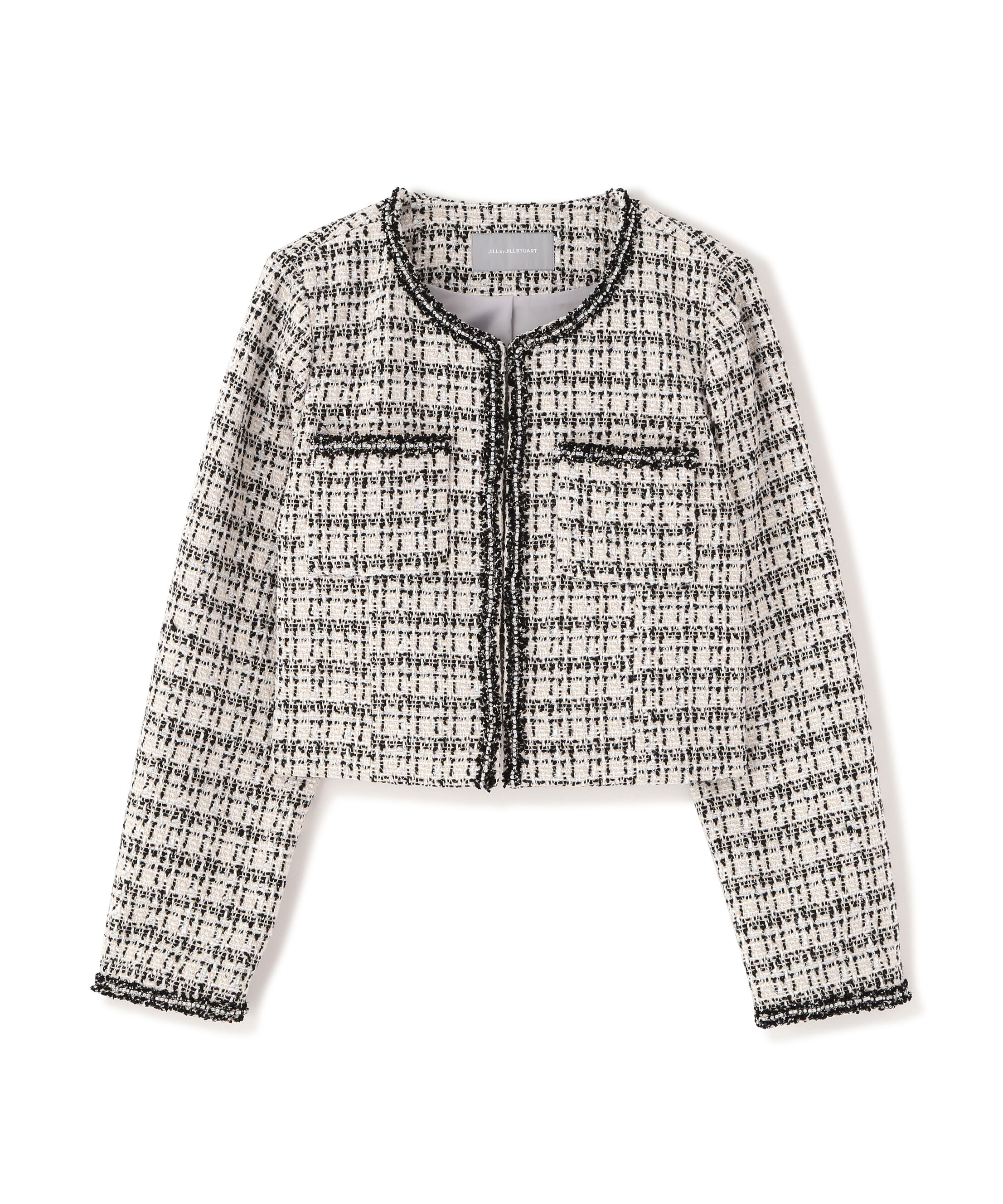  「ビジューブレード付きツイードジャケット」|その他|