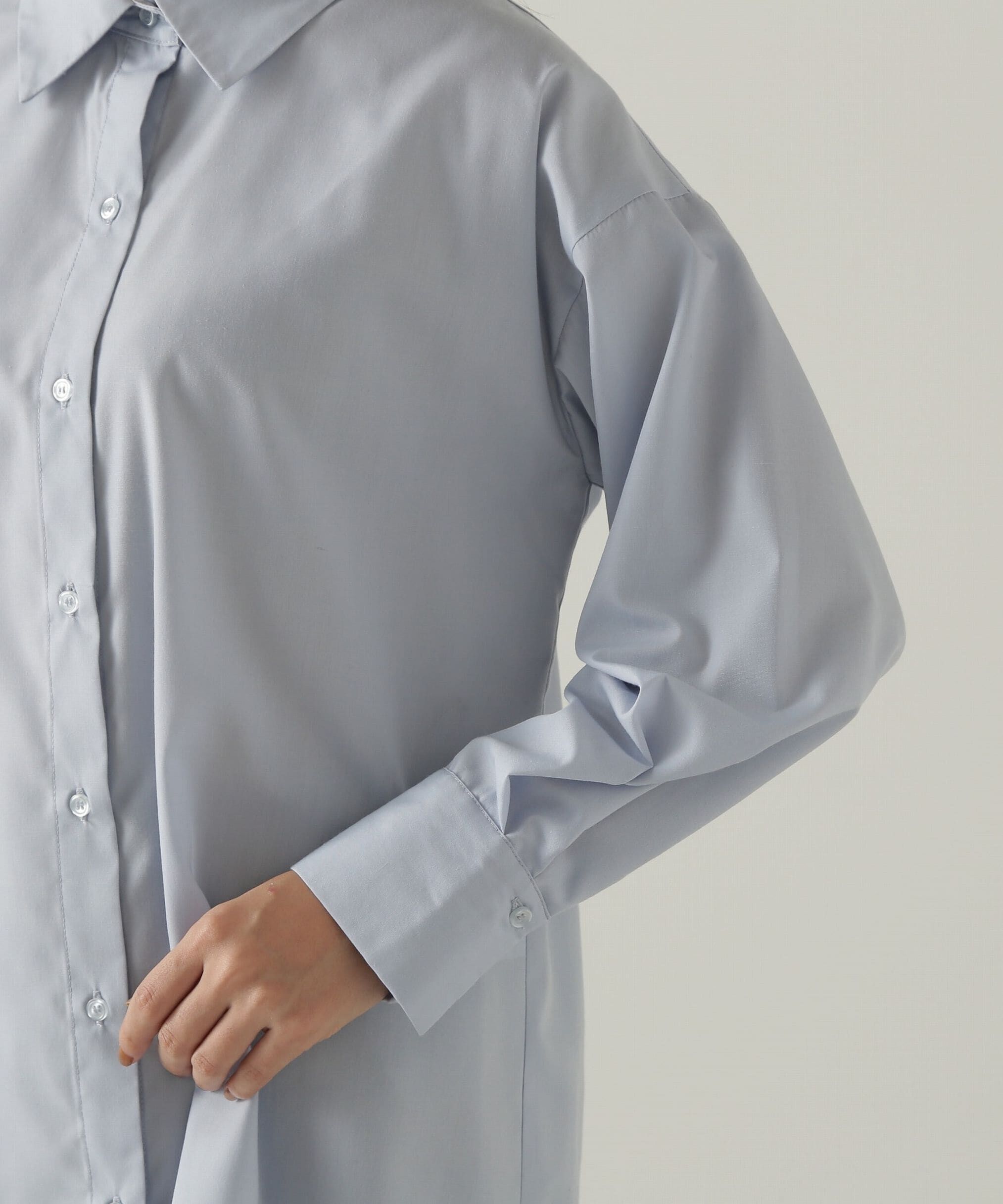 PROPORTION BODY DRESSING「チュールビスチェ付シャツ24AW」|シャツ・ブラウス|