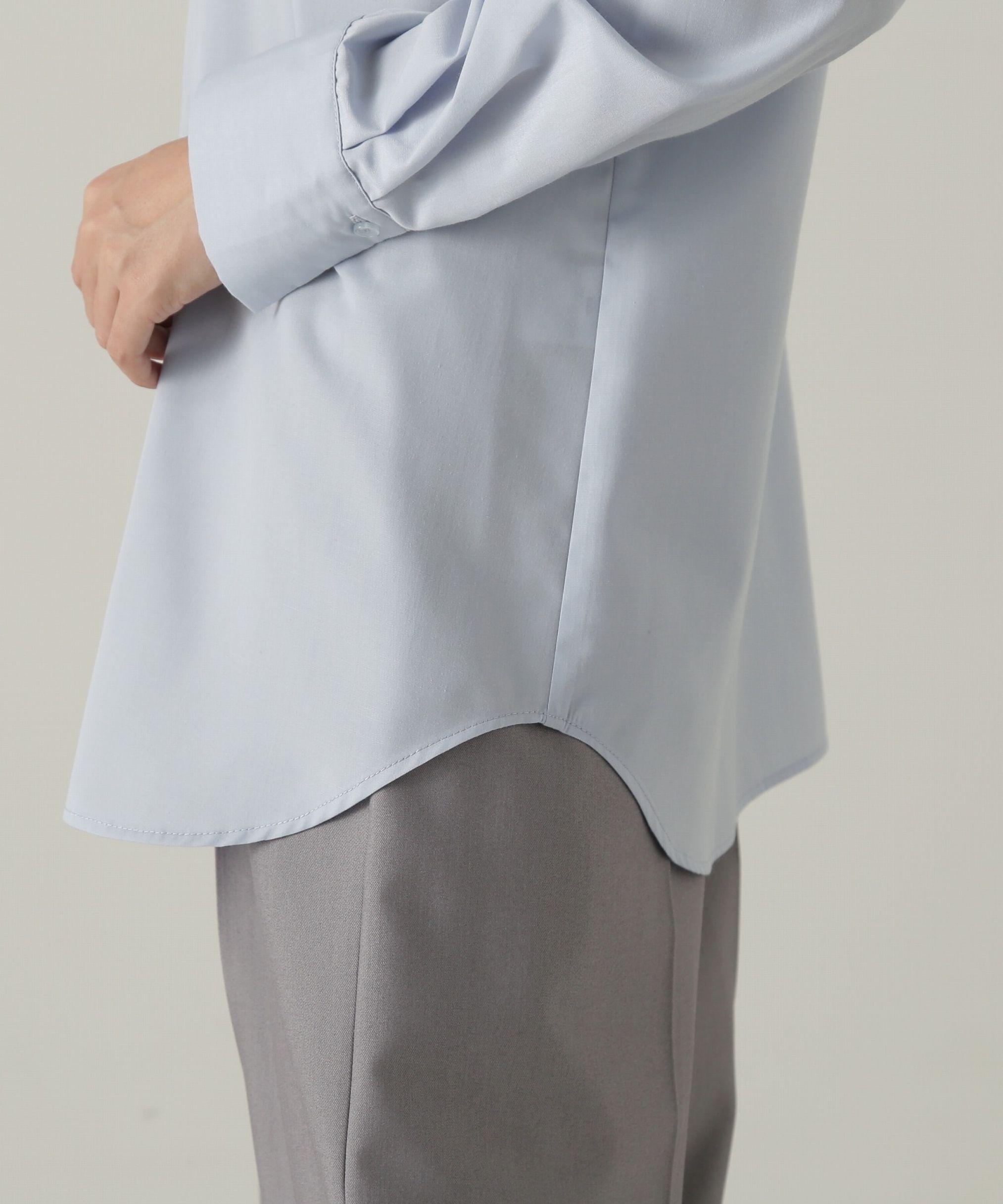 PROPORTION BODY DRESSING「チュールビスチェ付シャツ24AW」|シャツ・ブラウス|