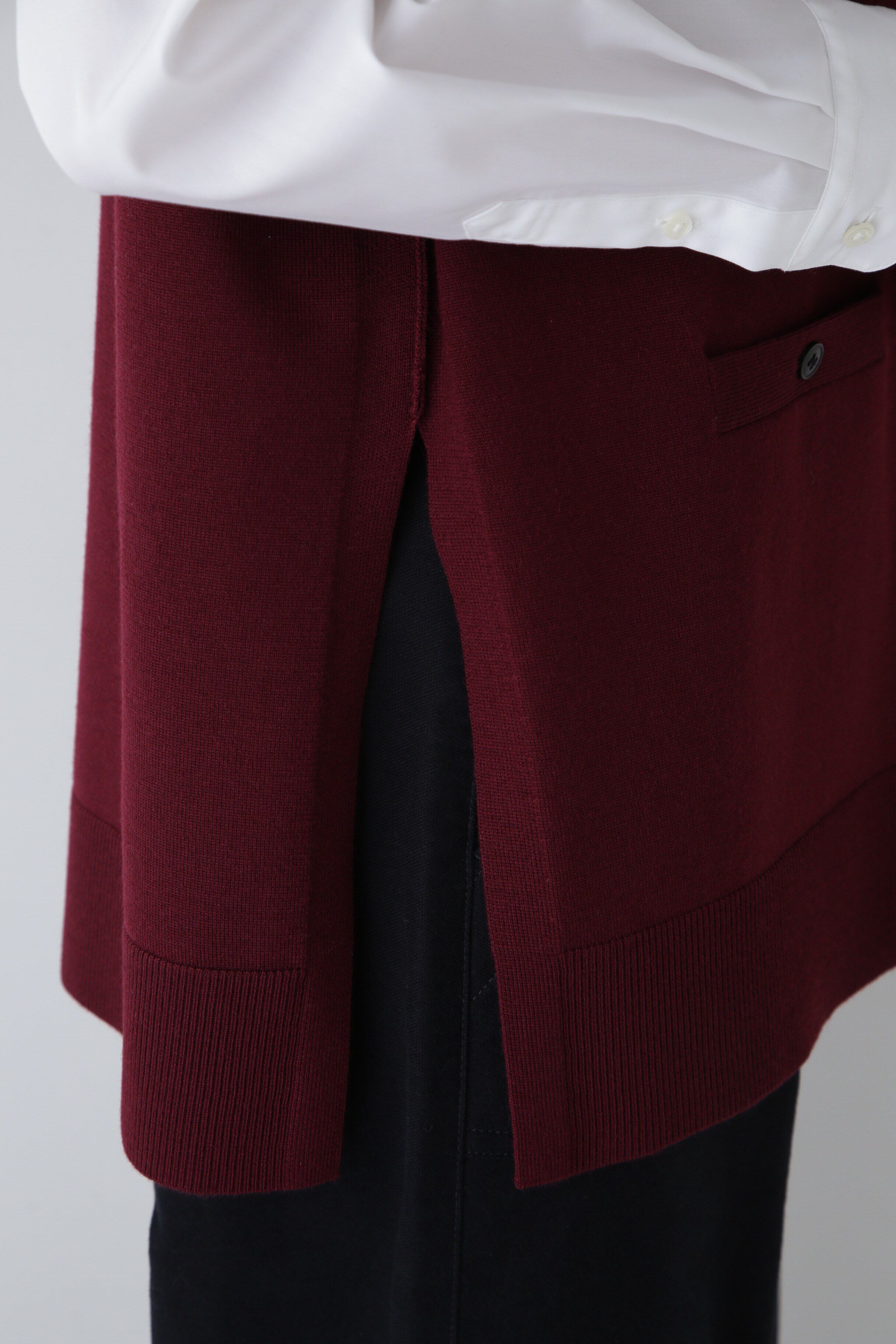  「◆ハイゲージVネックオーバーベスト」|ニット・セーター|