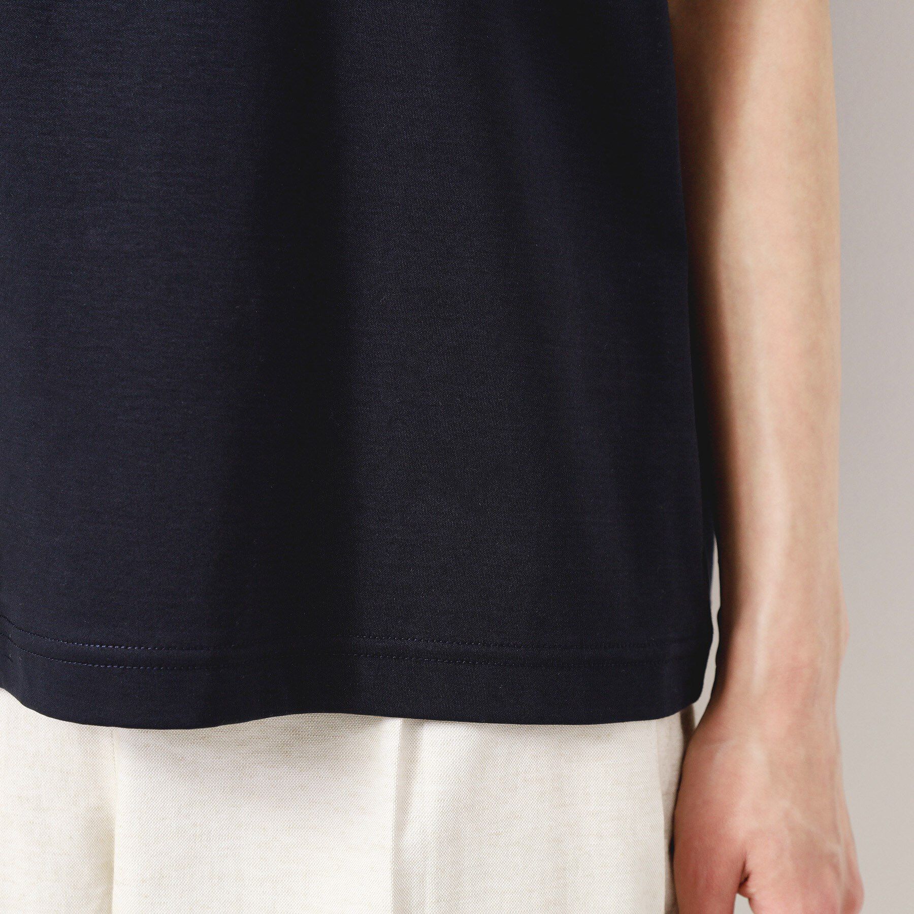 Dessin「【ユニセックス／抗菌防臭／洗える】コットンロゴTシャツ」|Tシャツ・カットソー|