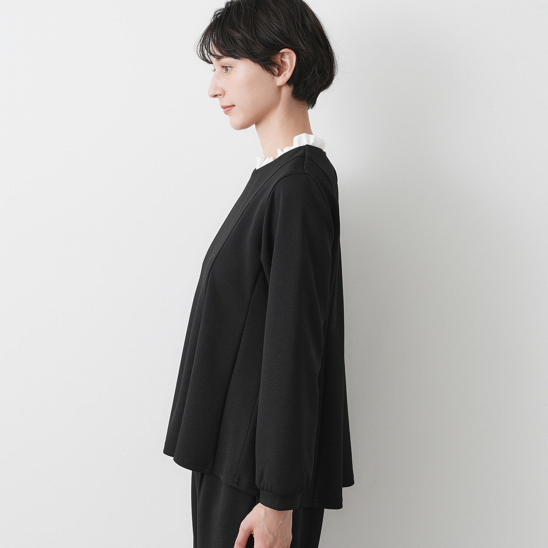 Dessin「【入卒/セレモニー/セットアップ可能】カットジョーゼット2WAYトップス」|シャツ・ブラウス|