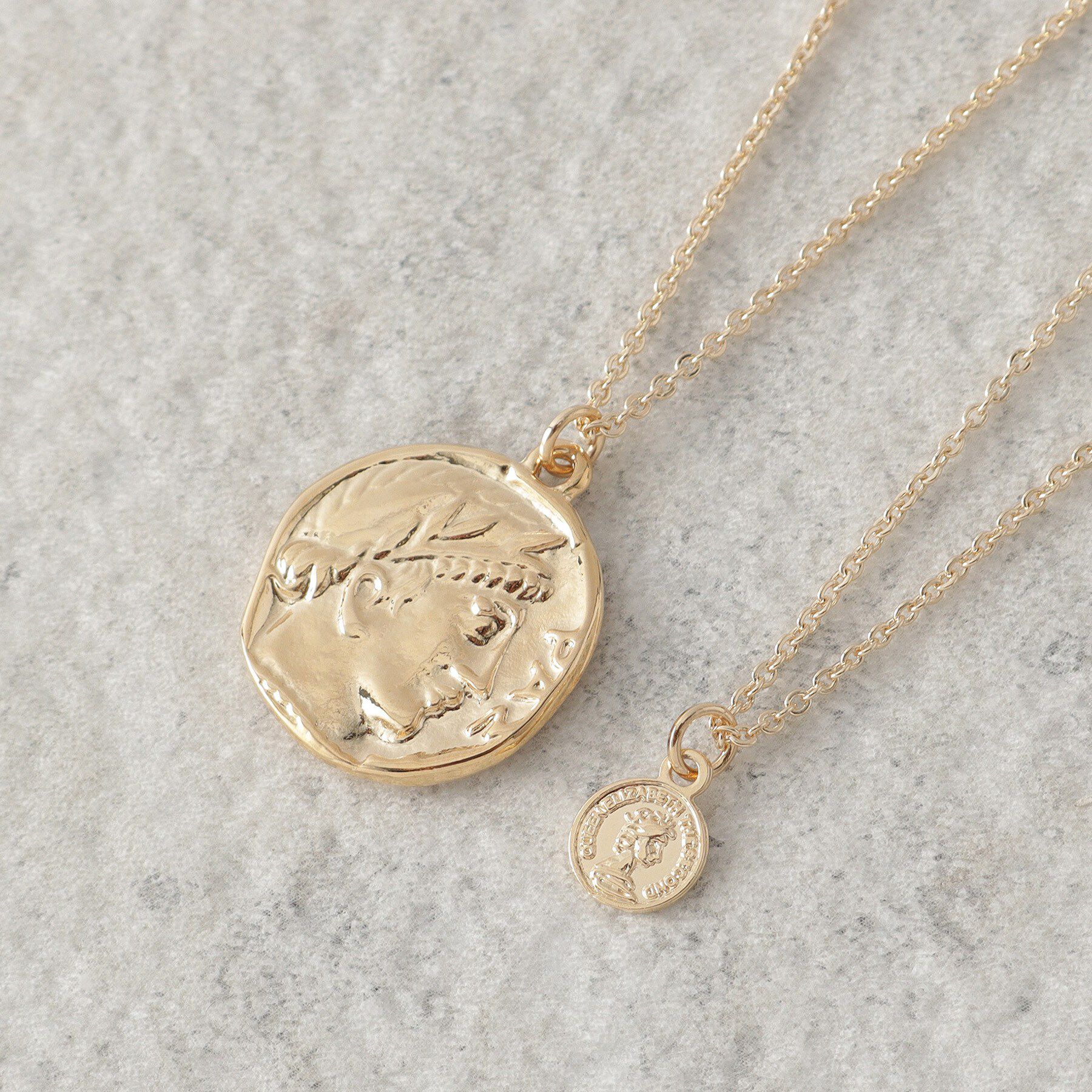 Dessin「【2WAY】2連コインネックレス」|ネックレス|