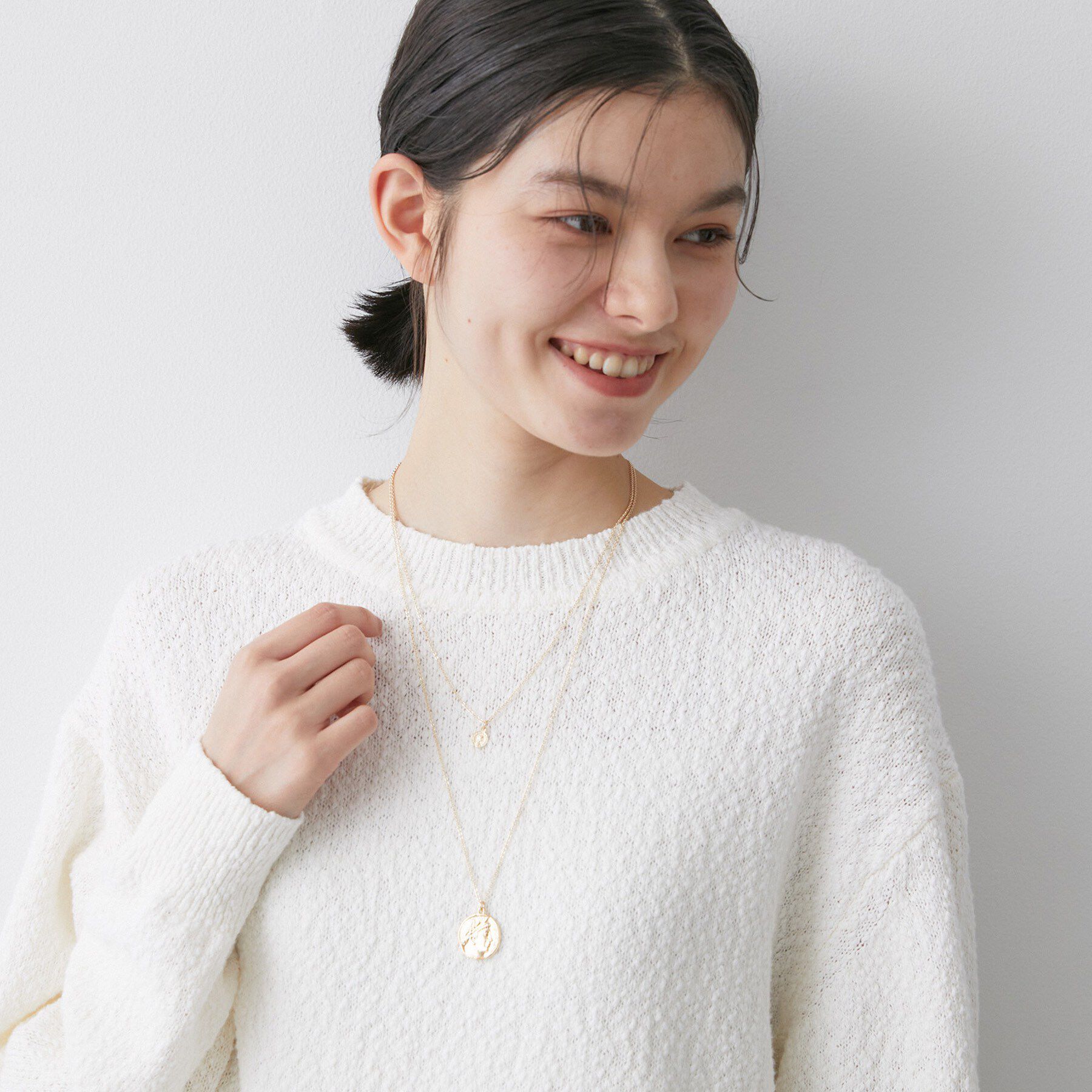 Dessin「【2WAY】2連コインネックレス」|ネックレス|