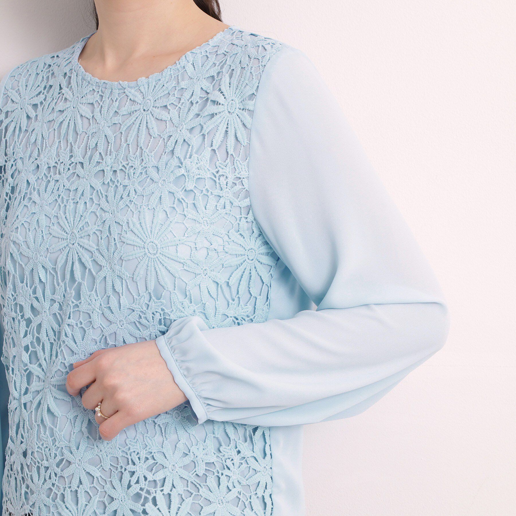 ITS&rsquo;DEMO「フロントレースブラウス」|シャツ・ブラウス|