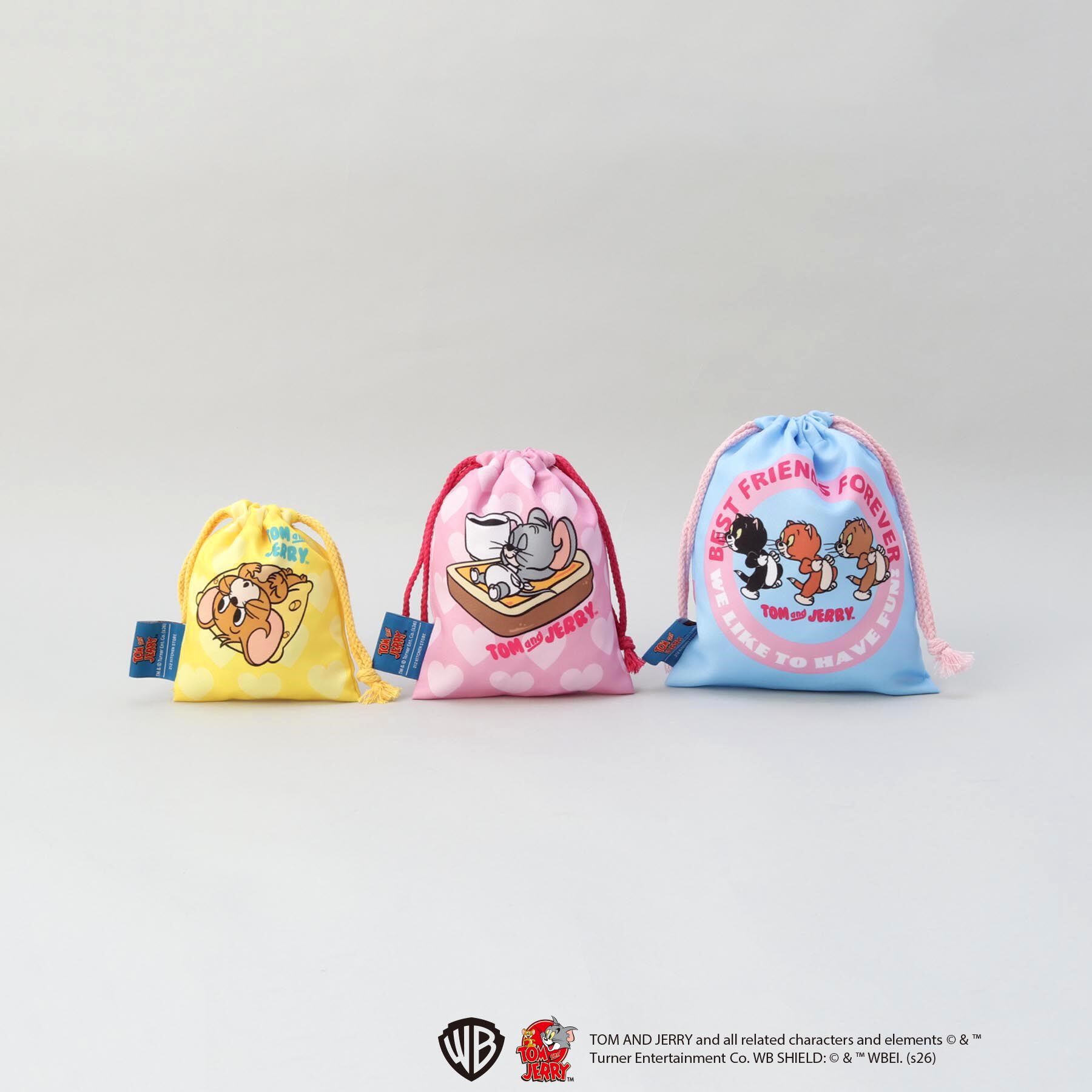 212 KITCHEN STORE「巾着3Pセット ＜TOM and JERRY トムとジェリー＞」|その他|