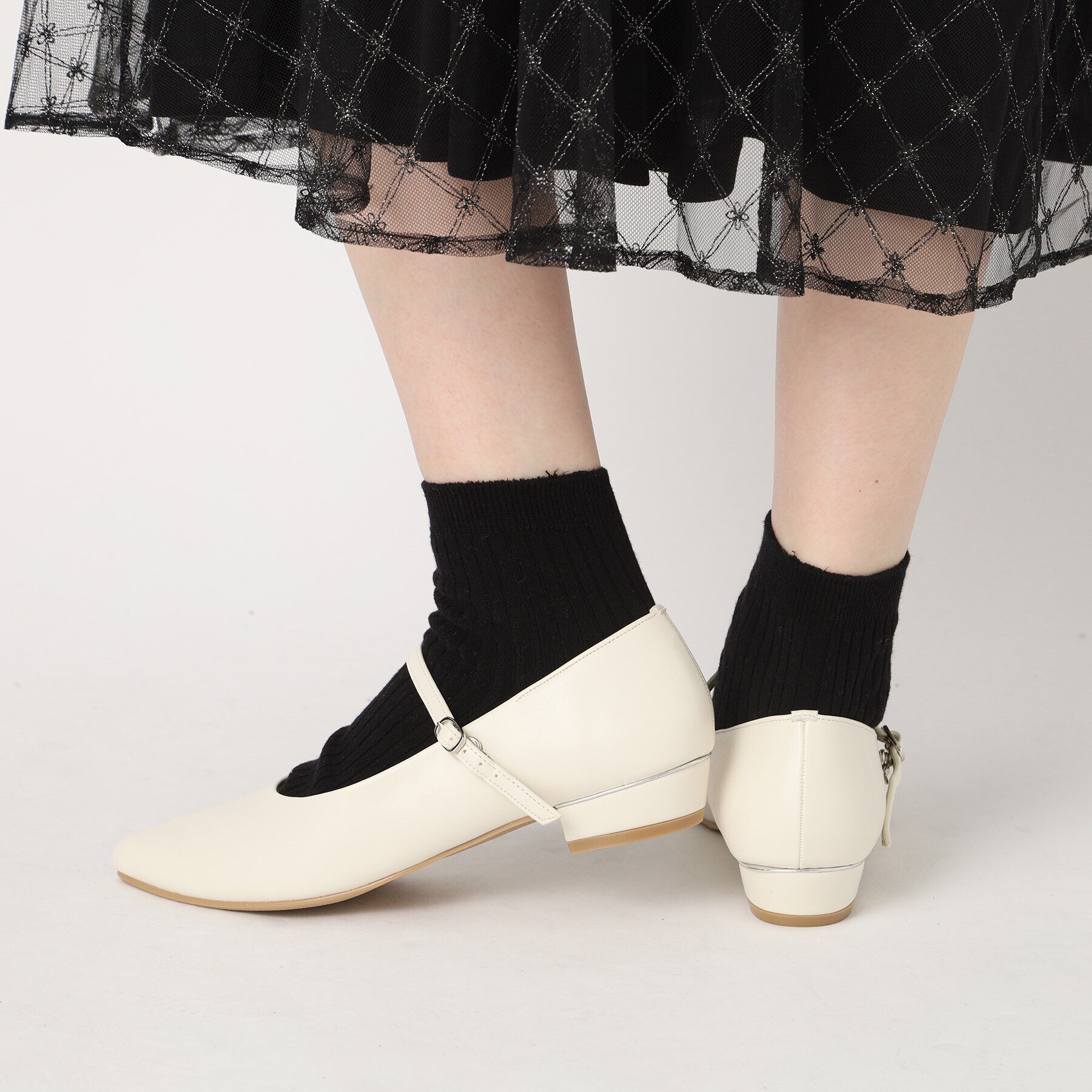 ESPERANZA「ストラップフラットパンプス」|パンプス|