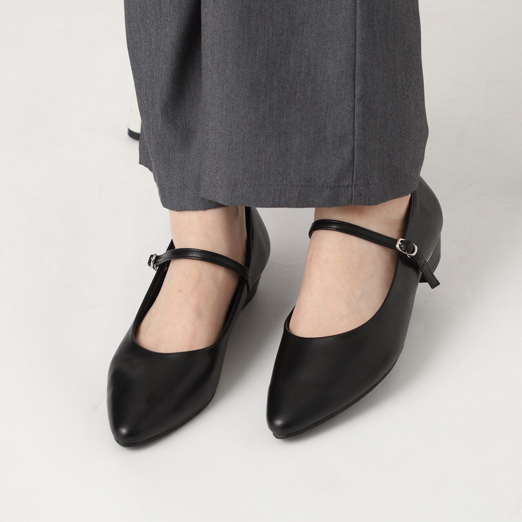 ESPERANZA「ストラップフラットパンプス」|パンプス|