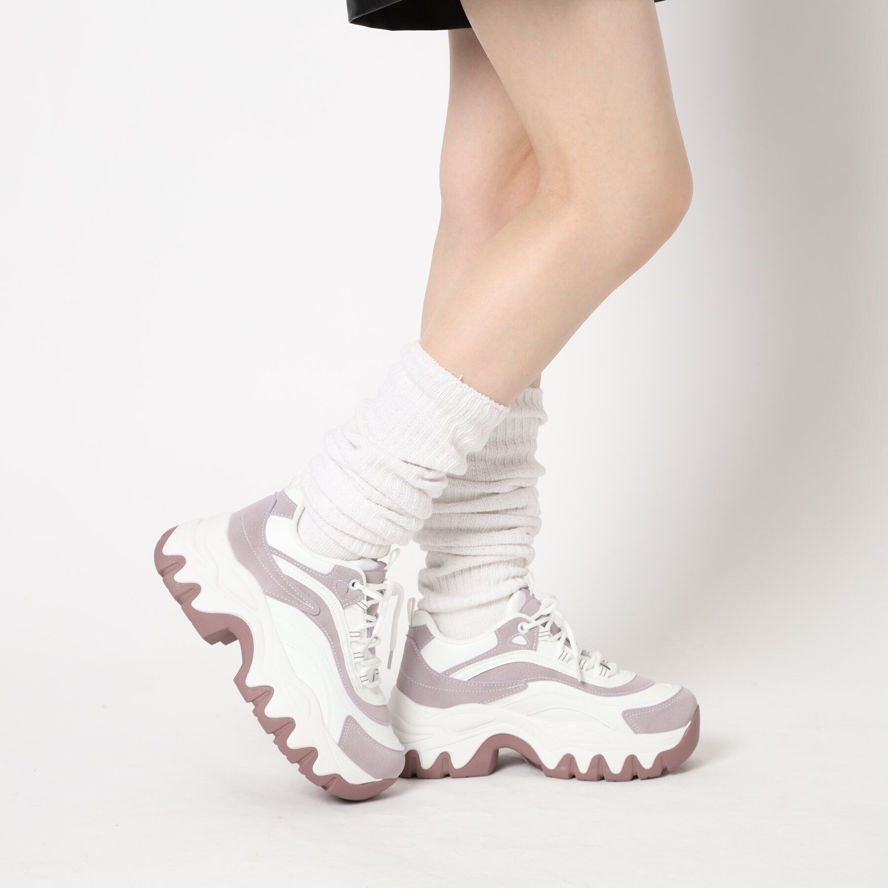 csT&P「厚底凹凸ソールスニーカー」|スニーカー|