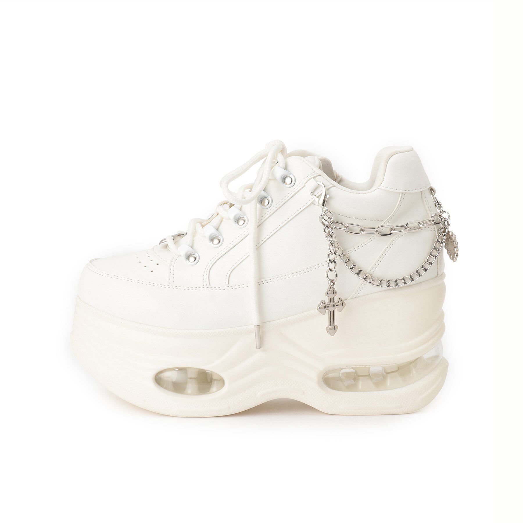 csT&P「十字架チェーン付き厚底スニーカー」|スニーカー|