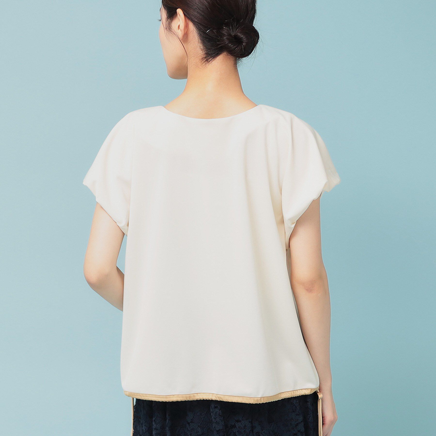 SunaUna「【ドロスト使い】ギャザートップス」|Tシャツ・カットソー|