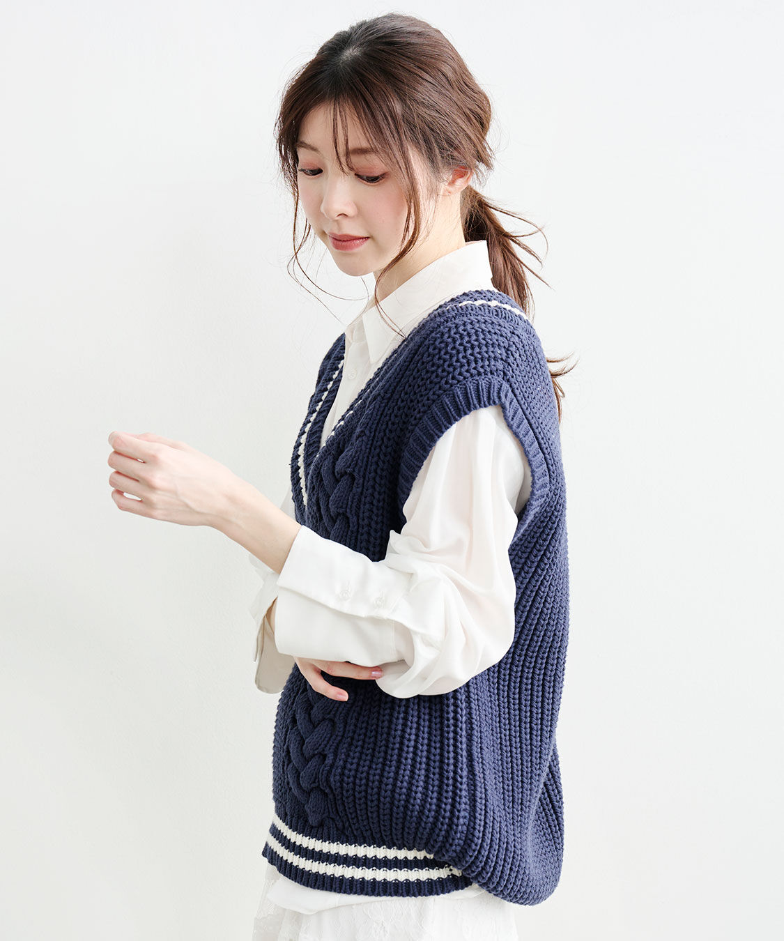 COCO DEAL「フレアペプラムシャツ」|シャツ・ブラウス|